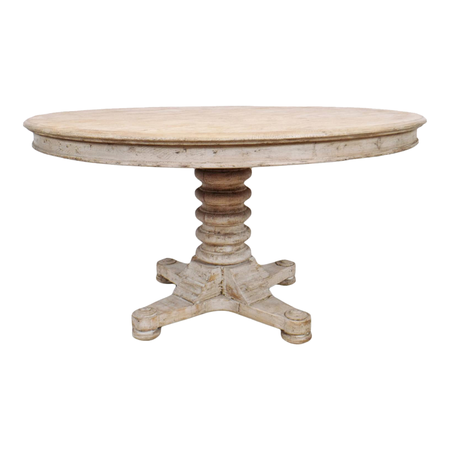 Farmhouse Round Pedestal Dining Table Chairish
