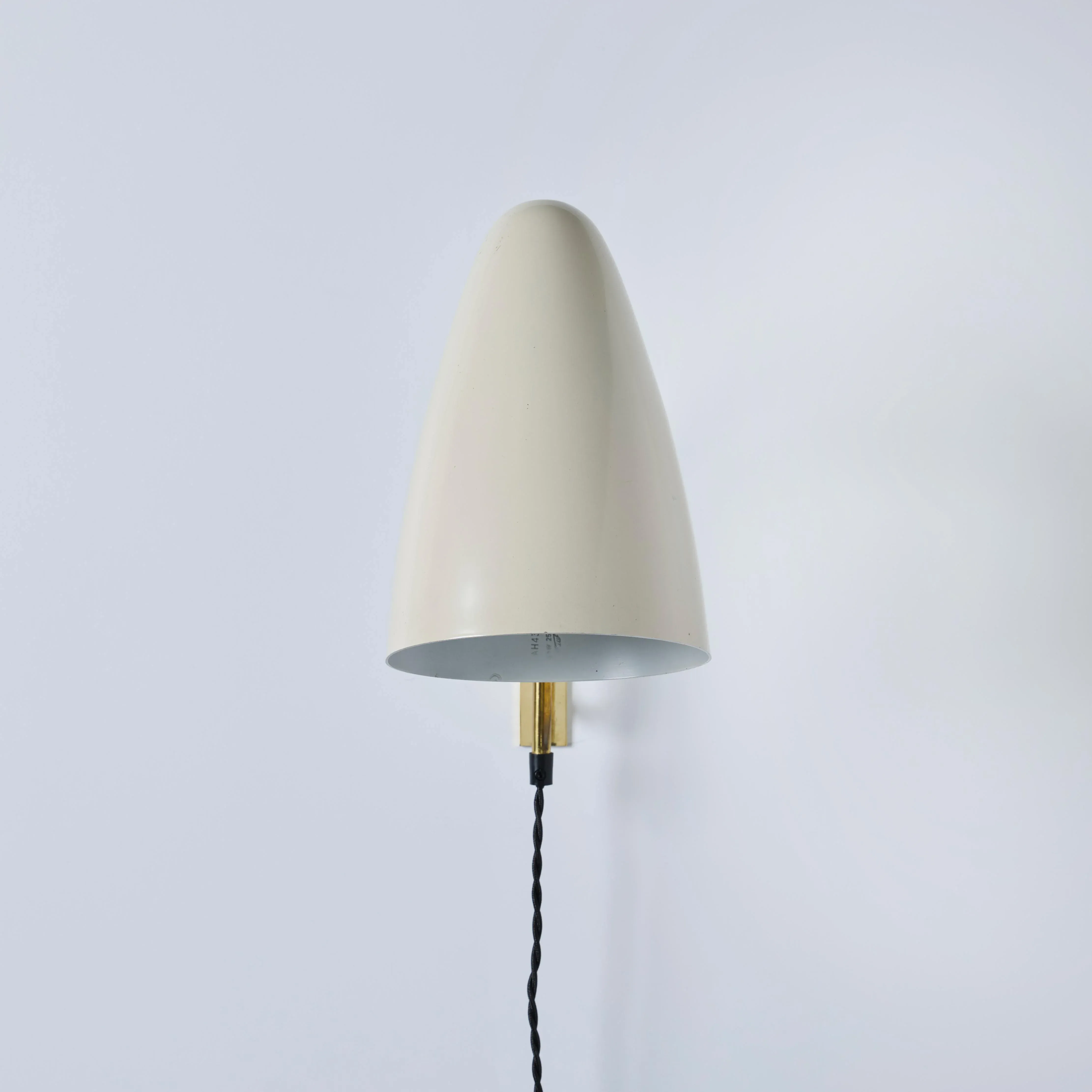 1960s Lisa Johansson Pape White Plug-In Wall Lamp for Itsu