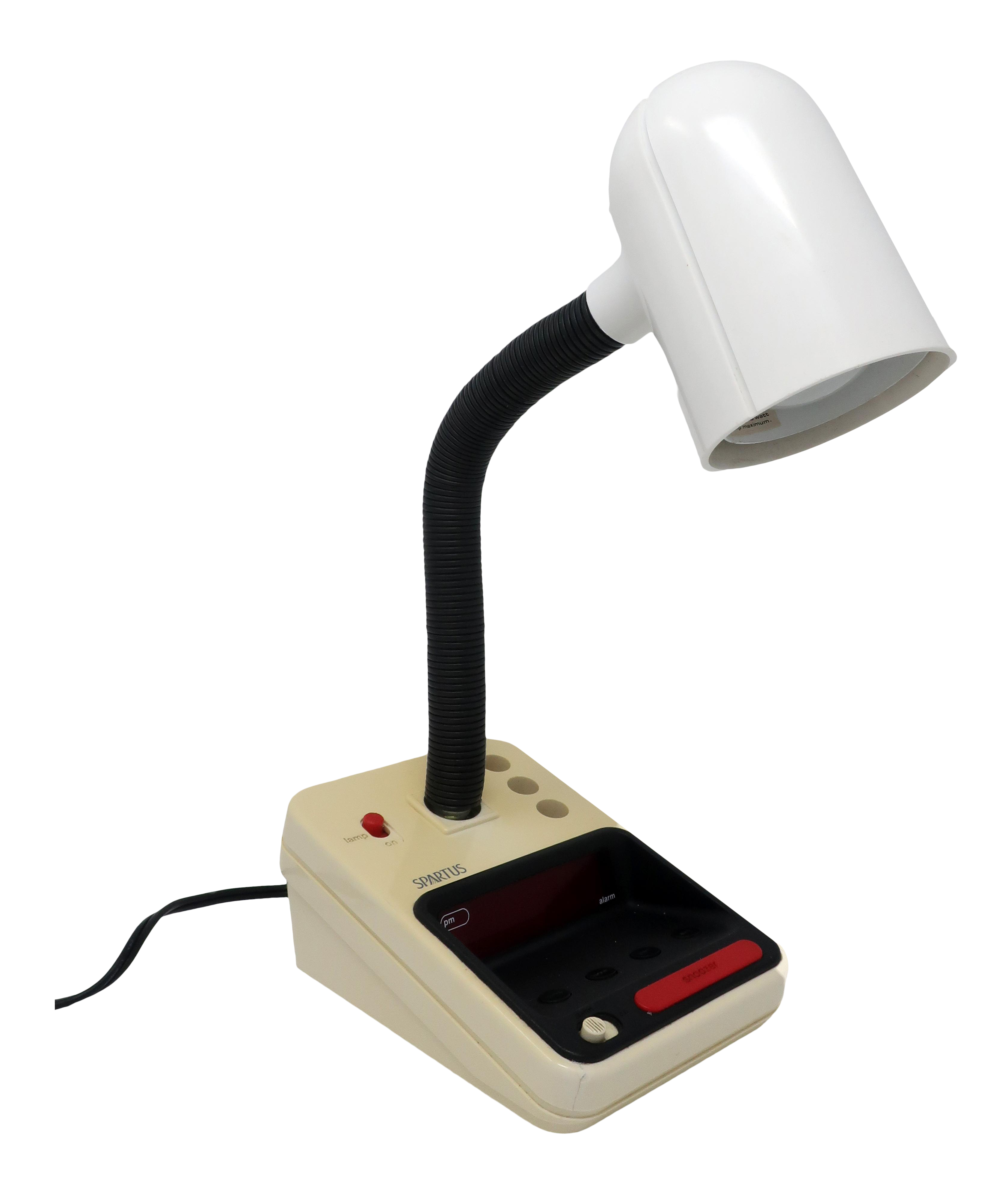 desk lamp with alarm clock