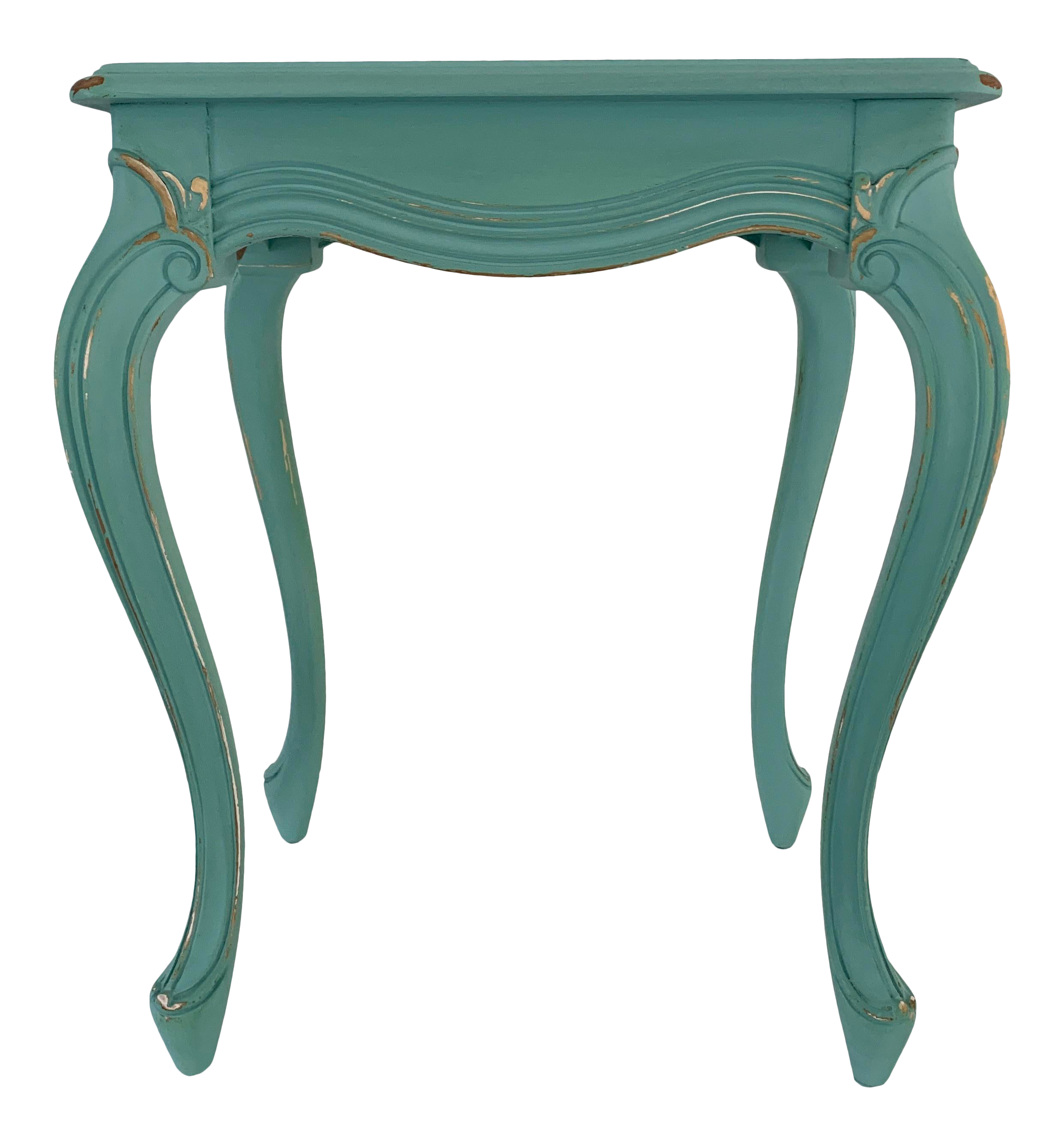 Mid 20th Century Mint Green Painted Accent Table Chairish