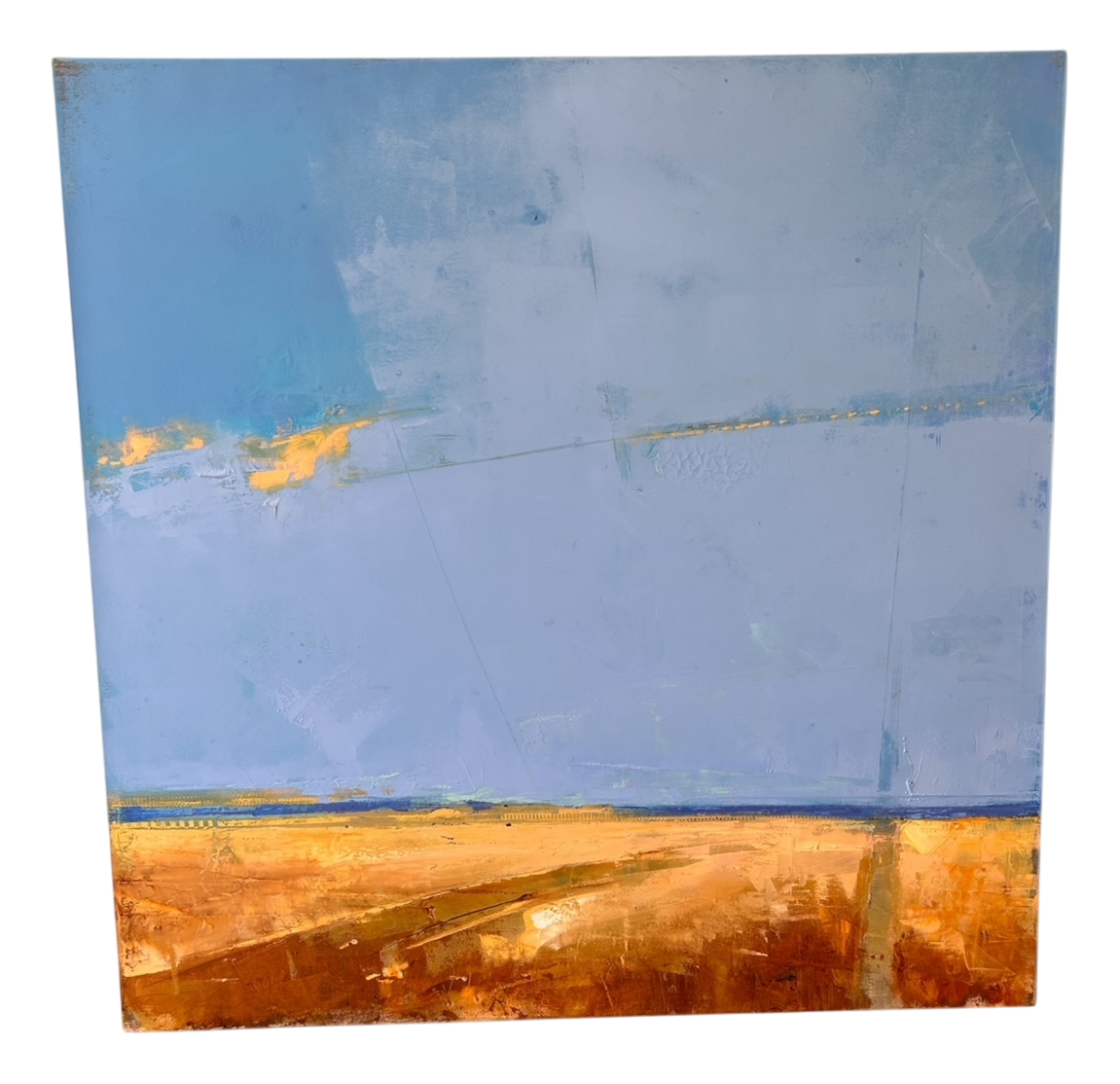 【F15号】good blue(FRANCOIS) oil painting F15号】good blue(FRANCOIS) oil painting large-vintage-mid