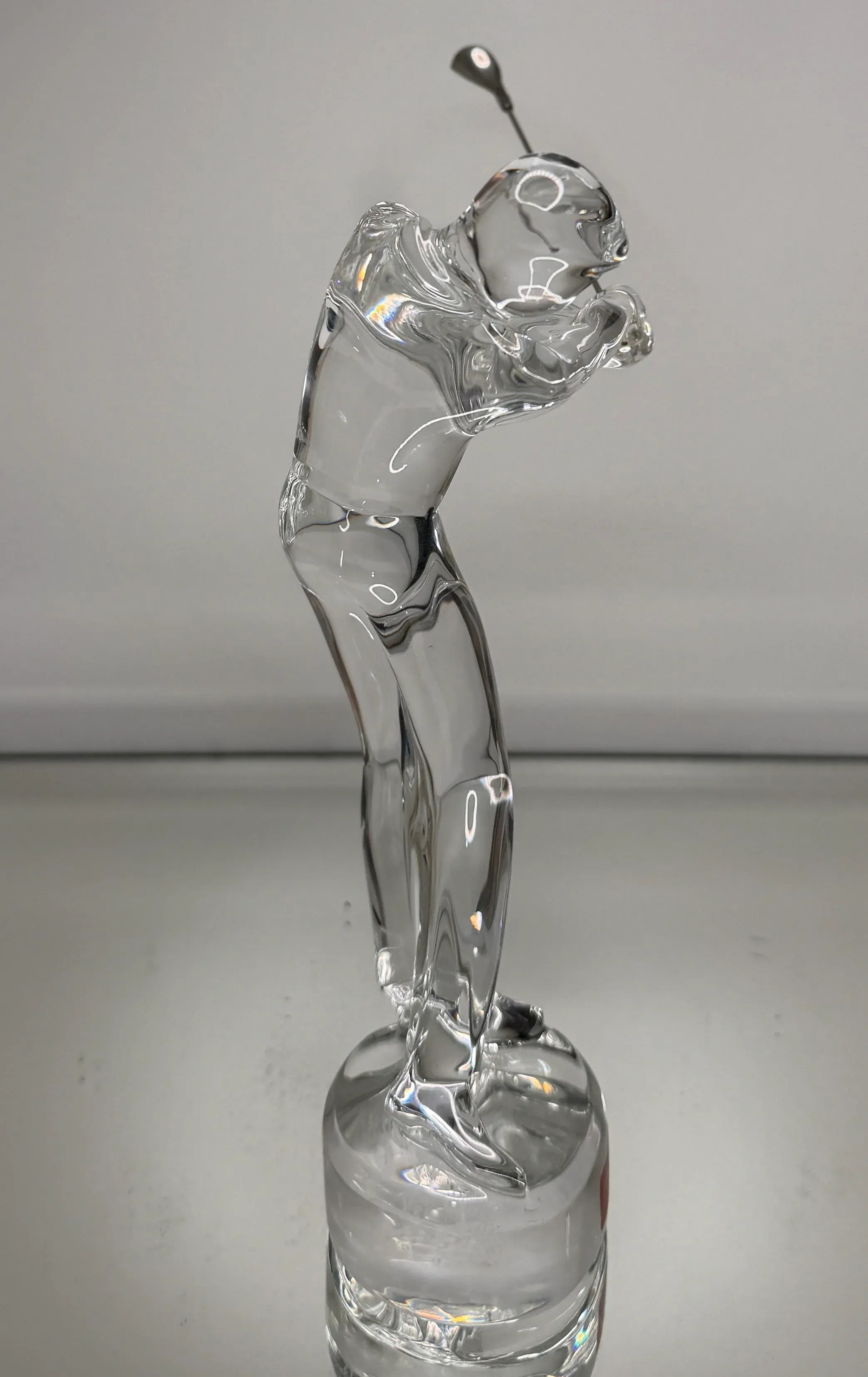Baccarat French Crystal St. Andrews Golf Figurine | Chairish