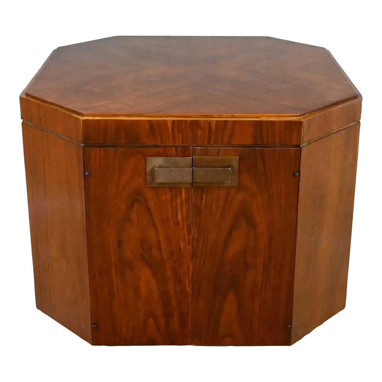 MCM to Modern Founders Furniture Octagon Commode End Table