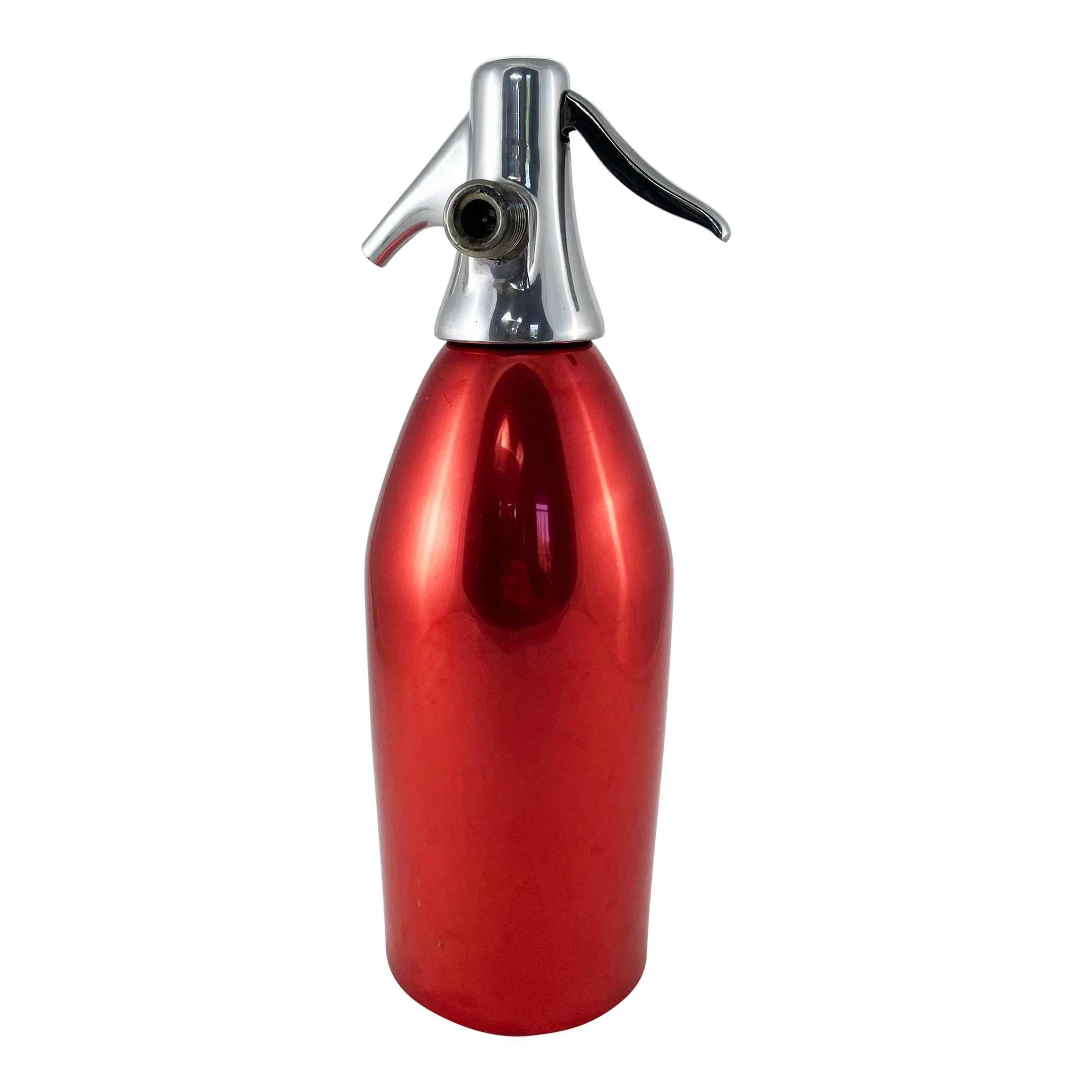 Italian Mid Century Modern Red Seltzer Bottle Saccab Milano Chairish