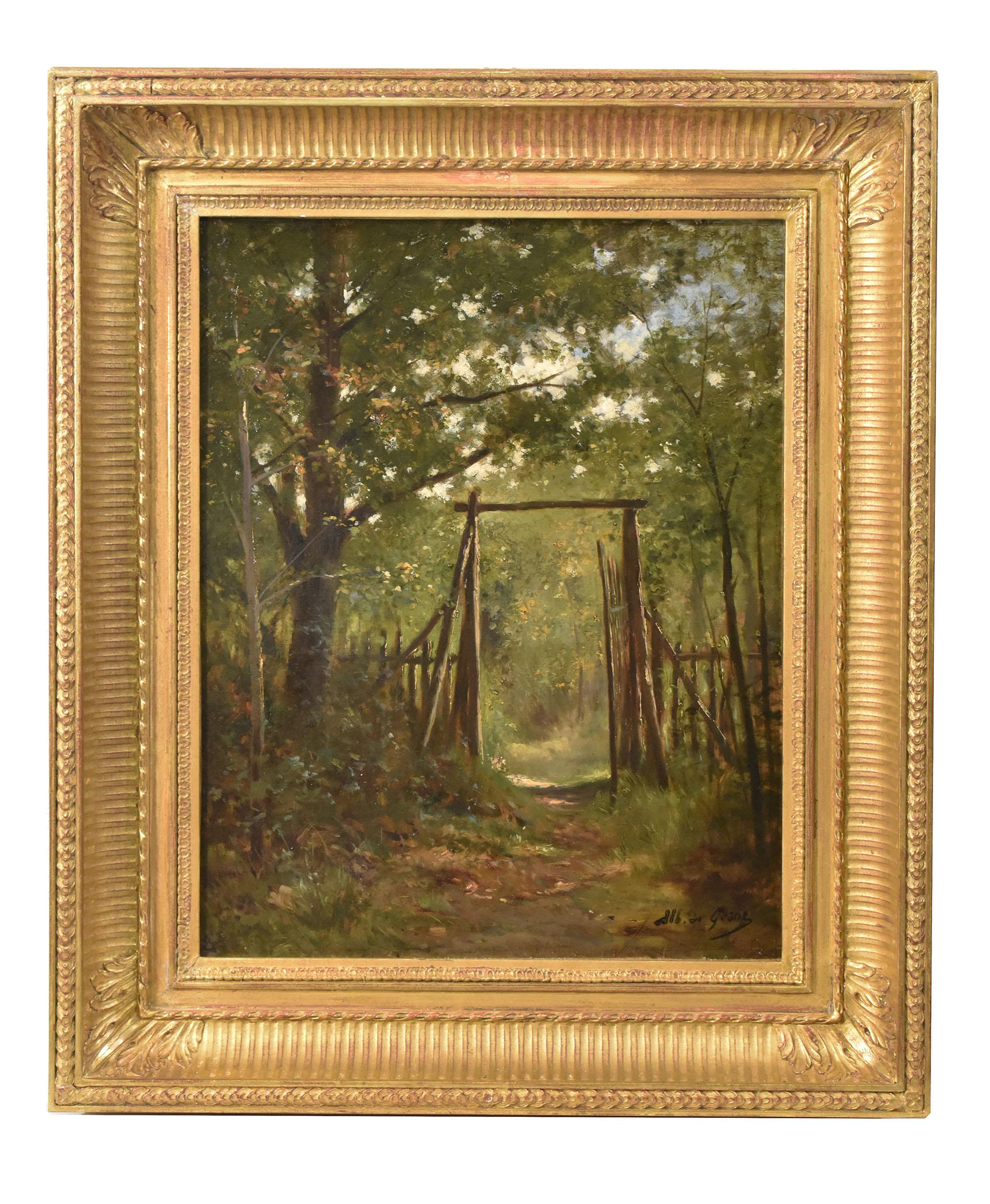 Jean Victor Albert De Gesne, Landscape with Forest with a