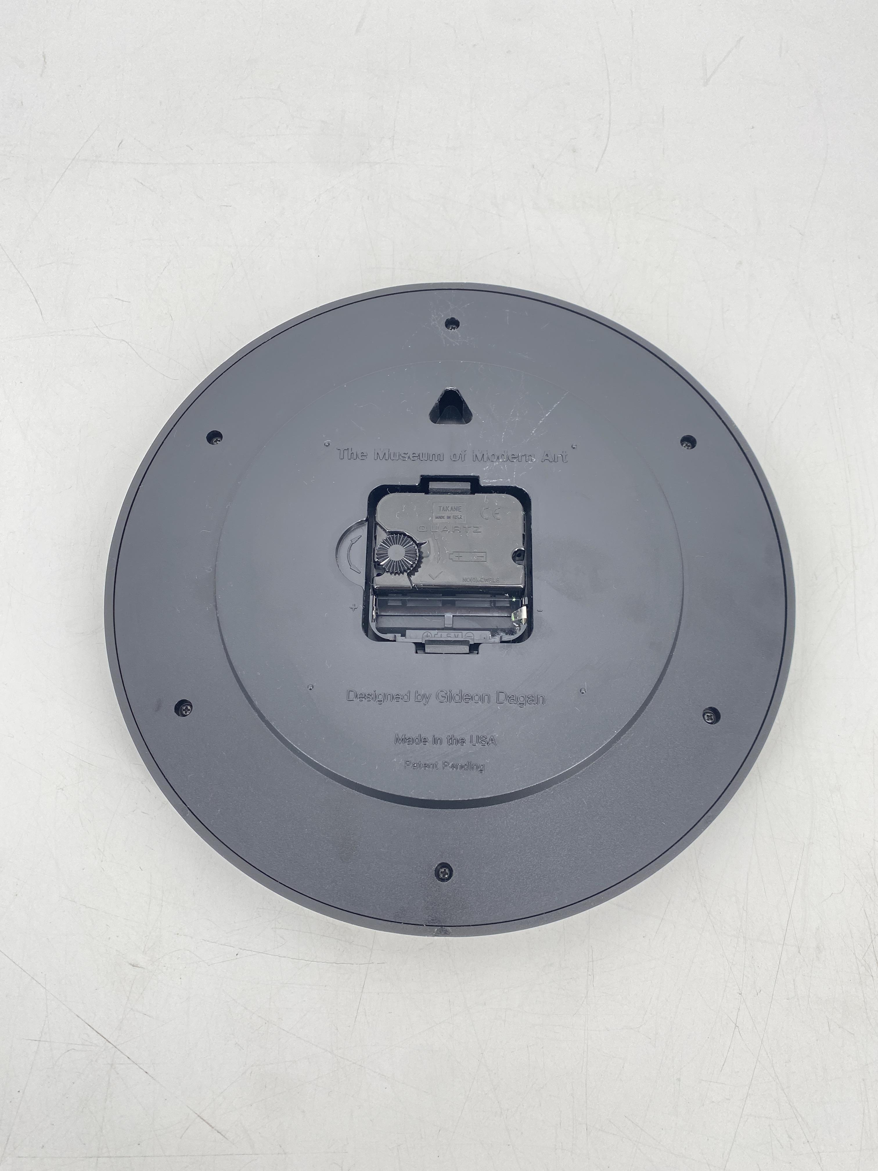 Minimalist Timesphere Wall Clock by Gideon Dagan for Moma