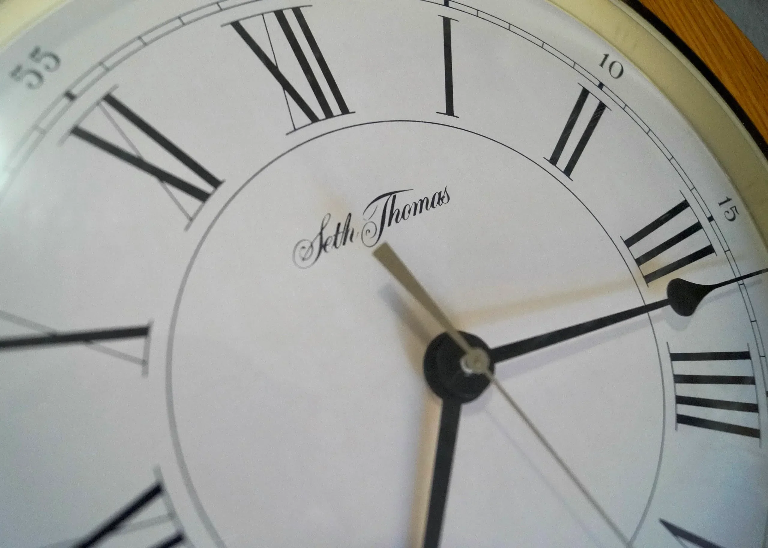 1970's Seth Thomas Hollywood Regency Wall Clock Chairish