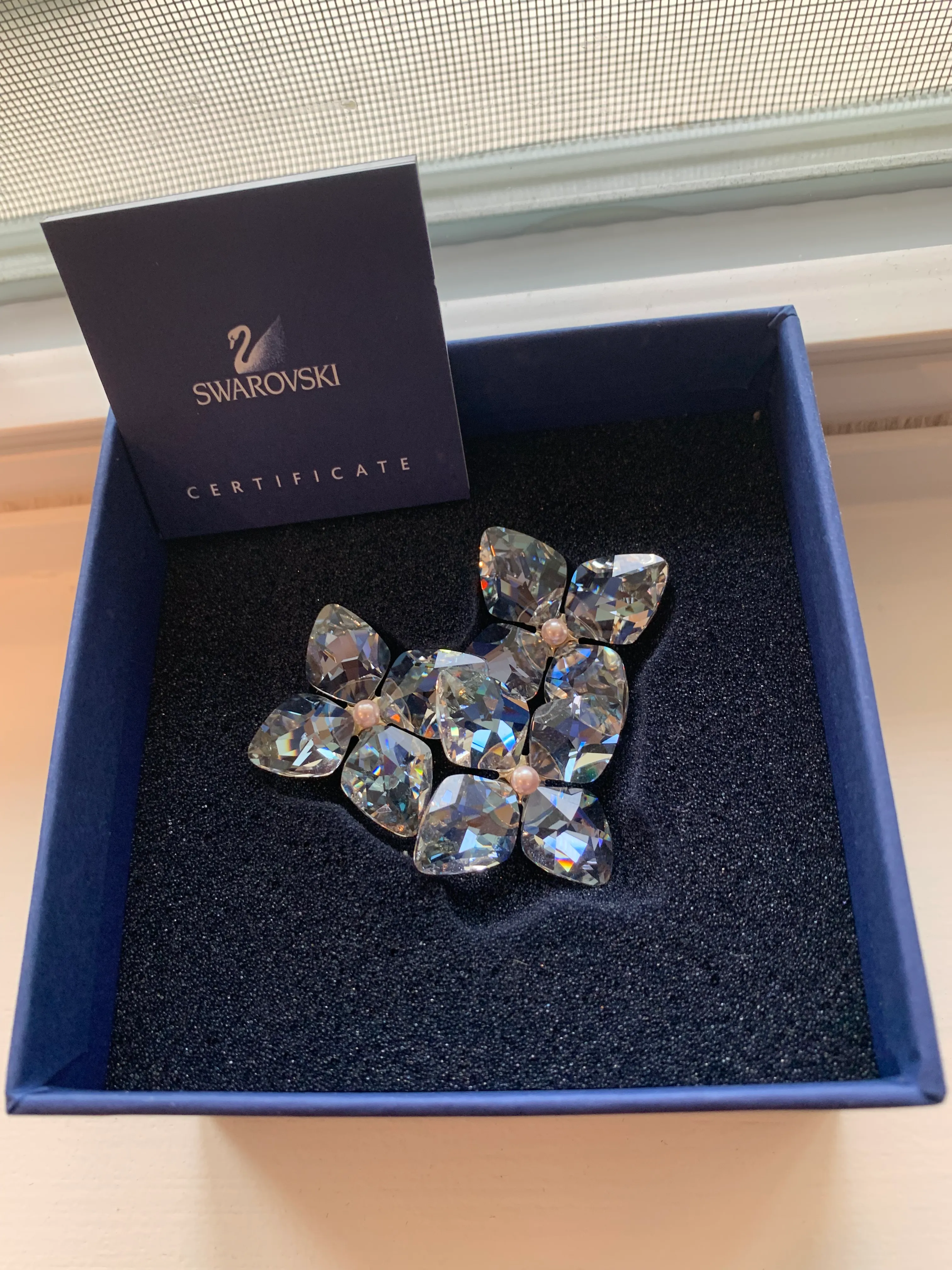 スワロフスキー クリスタル ディンドリ サファイアブルー パラダイス