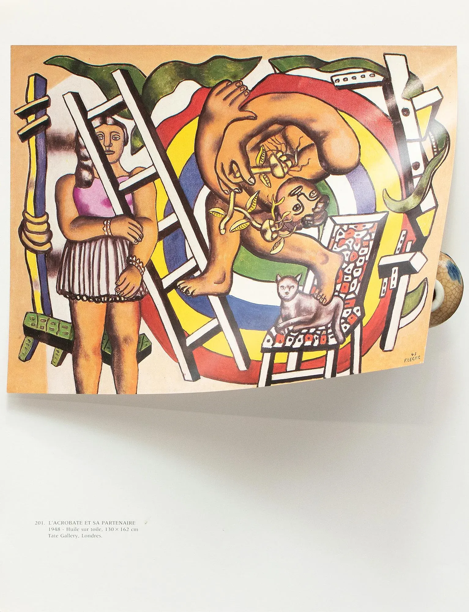 Fernand Leger、FEMMES ACROBATES、希少画集画 1990 After Fernand Leger 