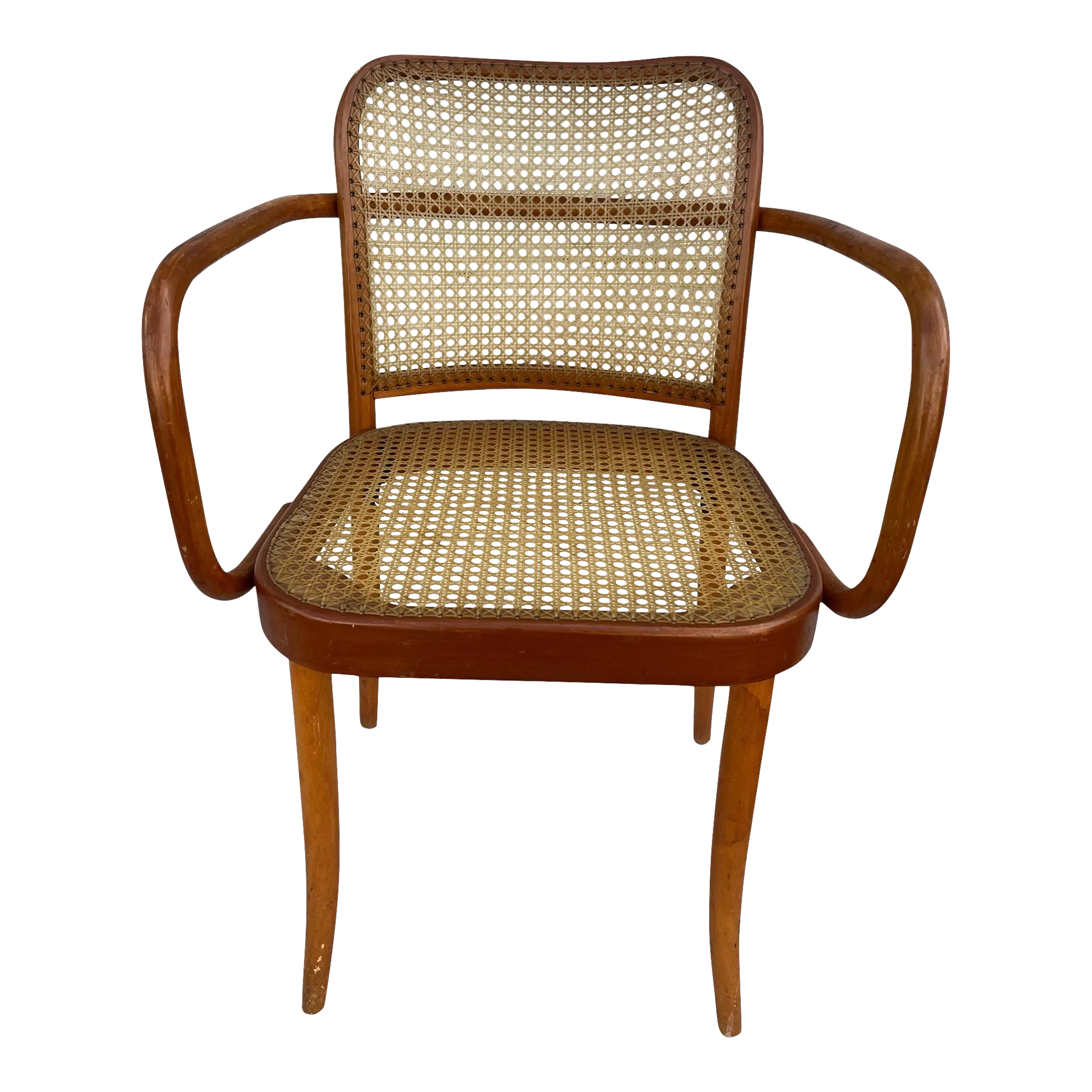 1960's Vintage Prague 811 Thonet Chair by Jose's Frank Hoffman