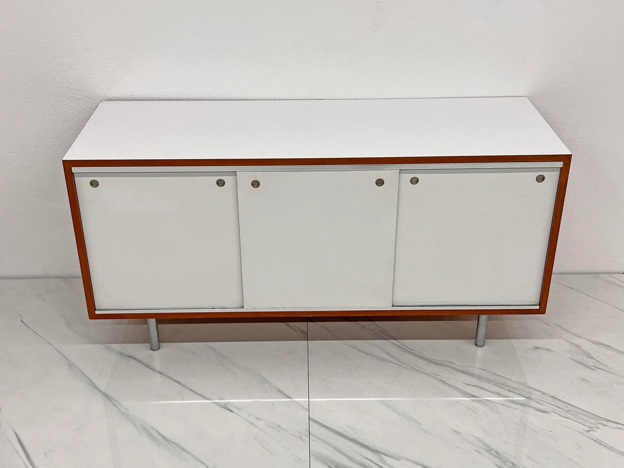 8000 Series 3 Door Credenza, George Nelson, Herman Miller, 1960's