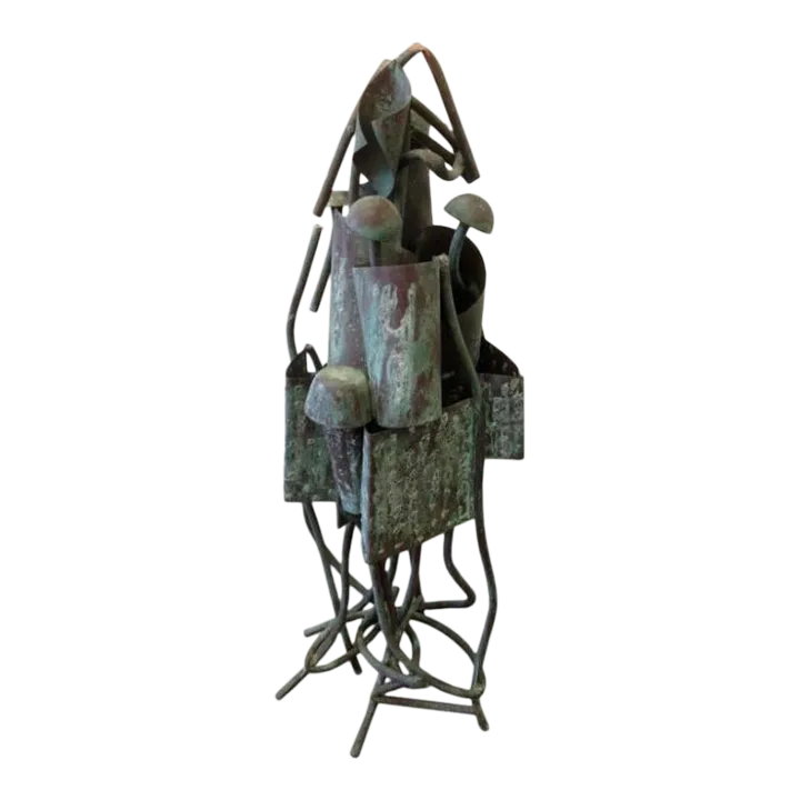 1960s Abstract Brutalist Copper Sculpture Chairish