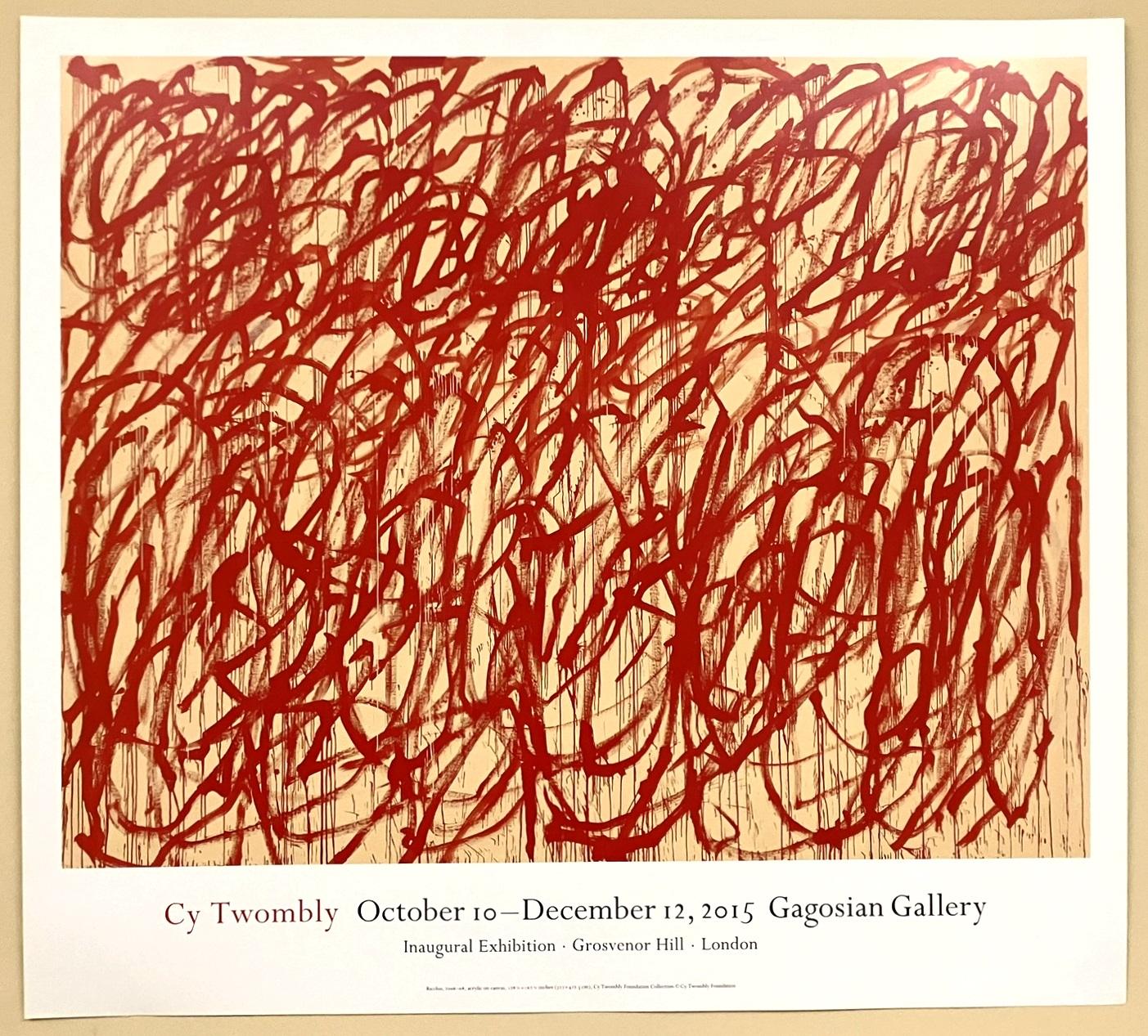 Cy Twombly Poster | Gagosian Shop
