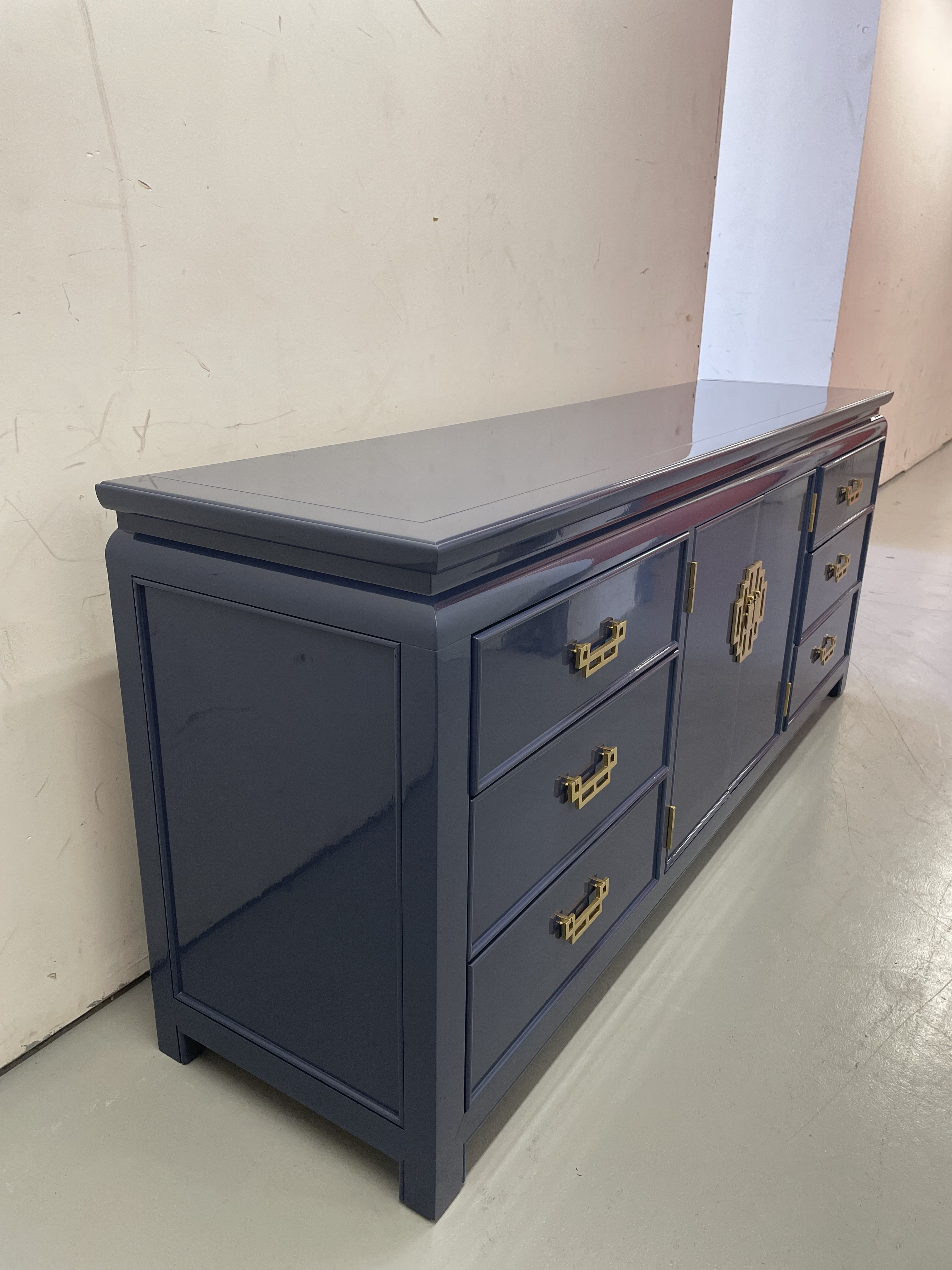 retro 1960s dresser 1960's TALL BOY DIXIE DRESSER MID CENTURY MODERN