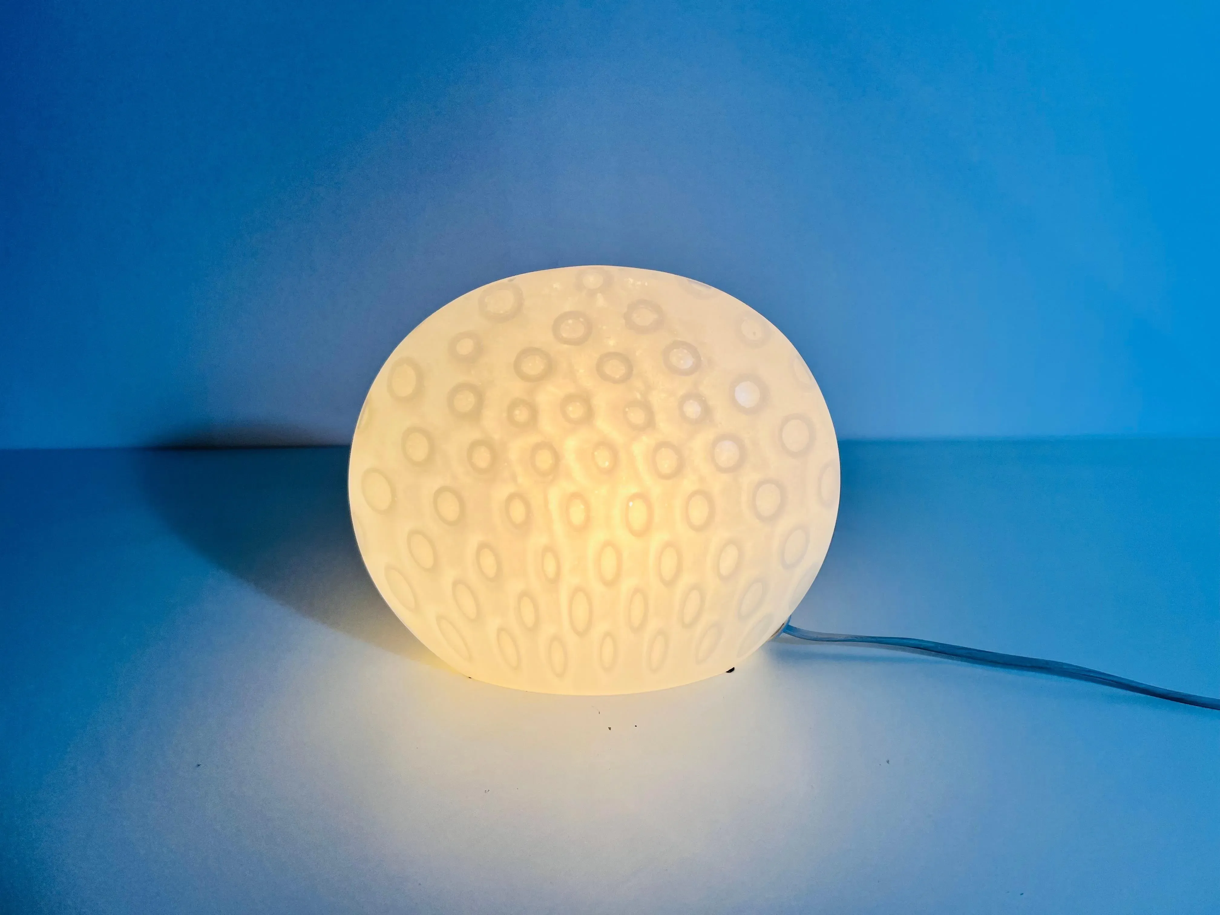 Mid-Century Glass Table Lamp by Peill & Putzler, 1970s, Germany main image 8