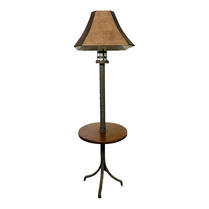 Art Deco Standing Floor, Tall Lamp, Attributed to Oscar Bach Chairish