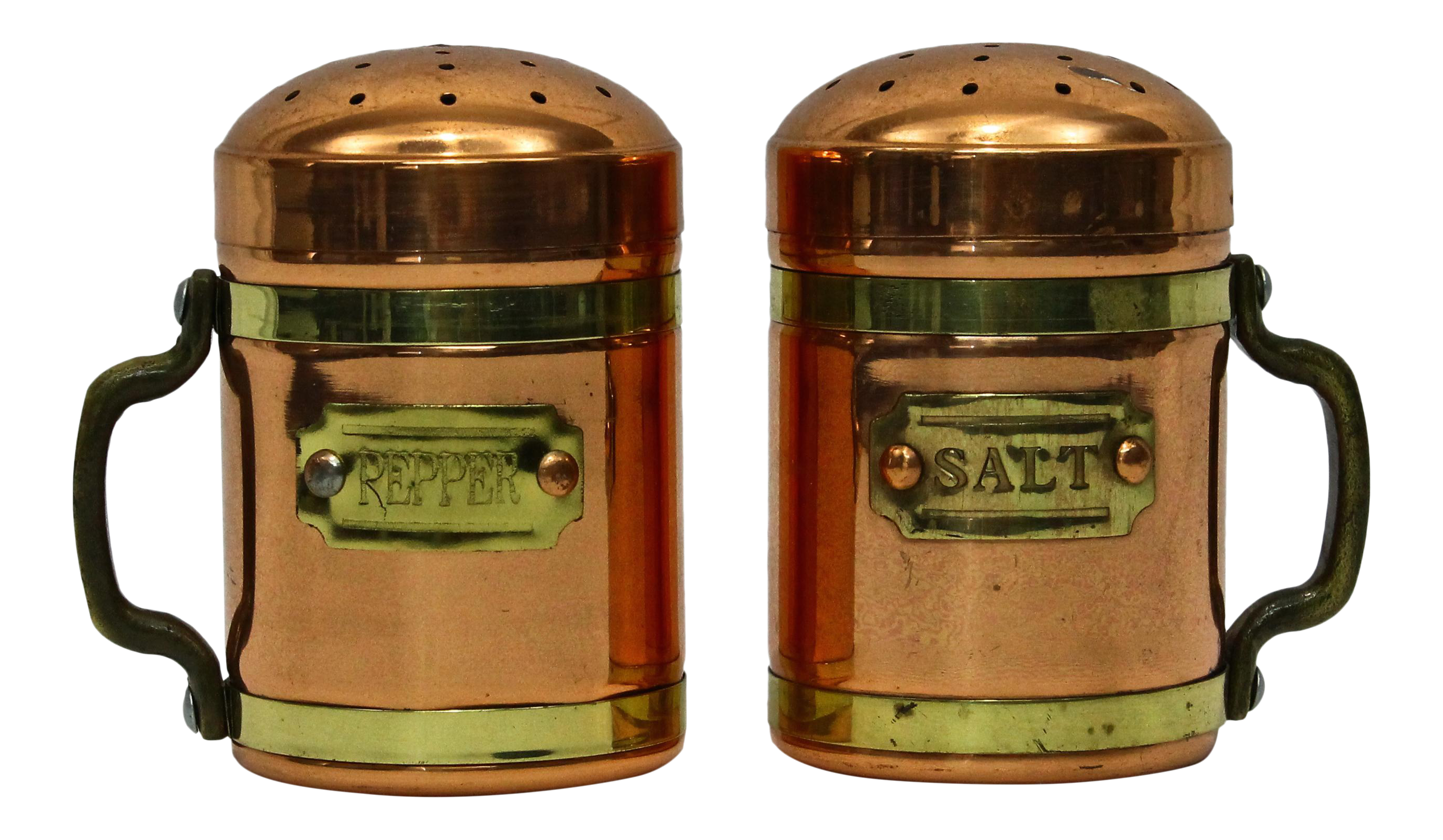 French Farmhouse Salt &amp; Pepper Shakers - a Pair | Chairish