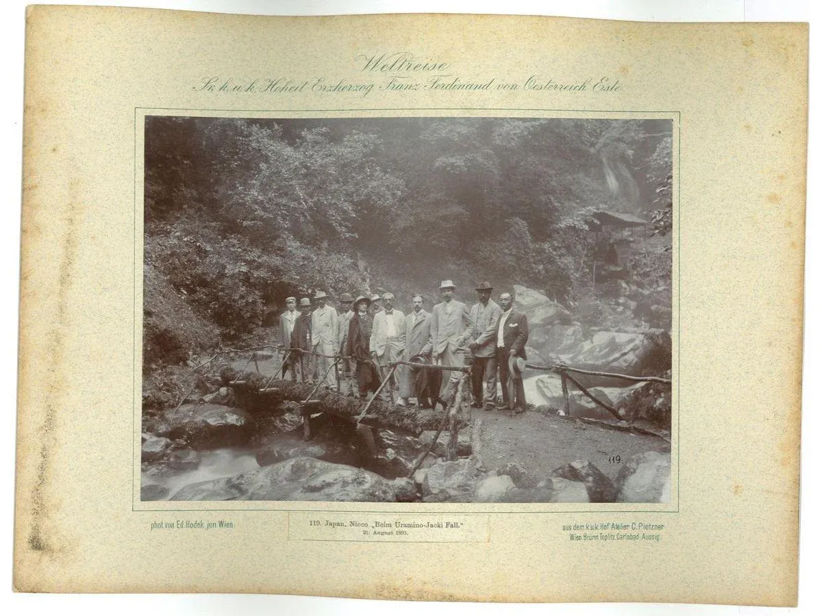 Unknown, Uramino Jacki Fall, Original Vintage Photo, 1893