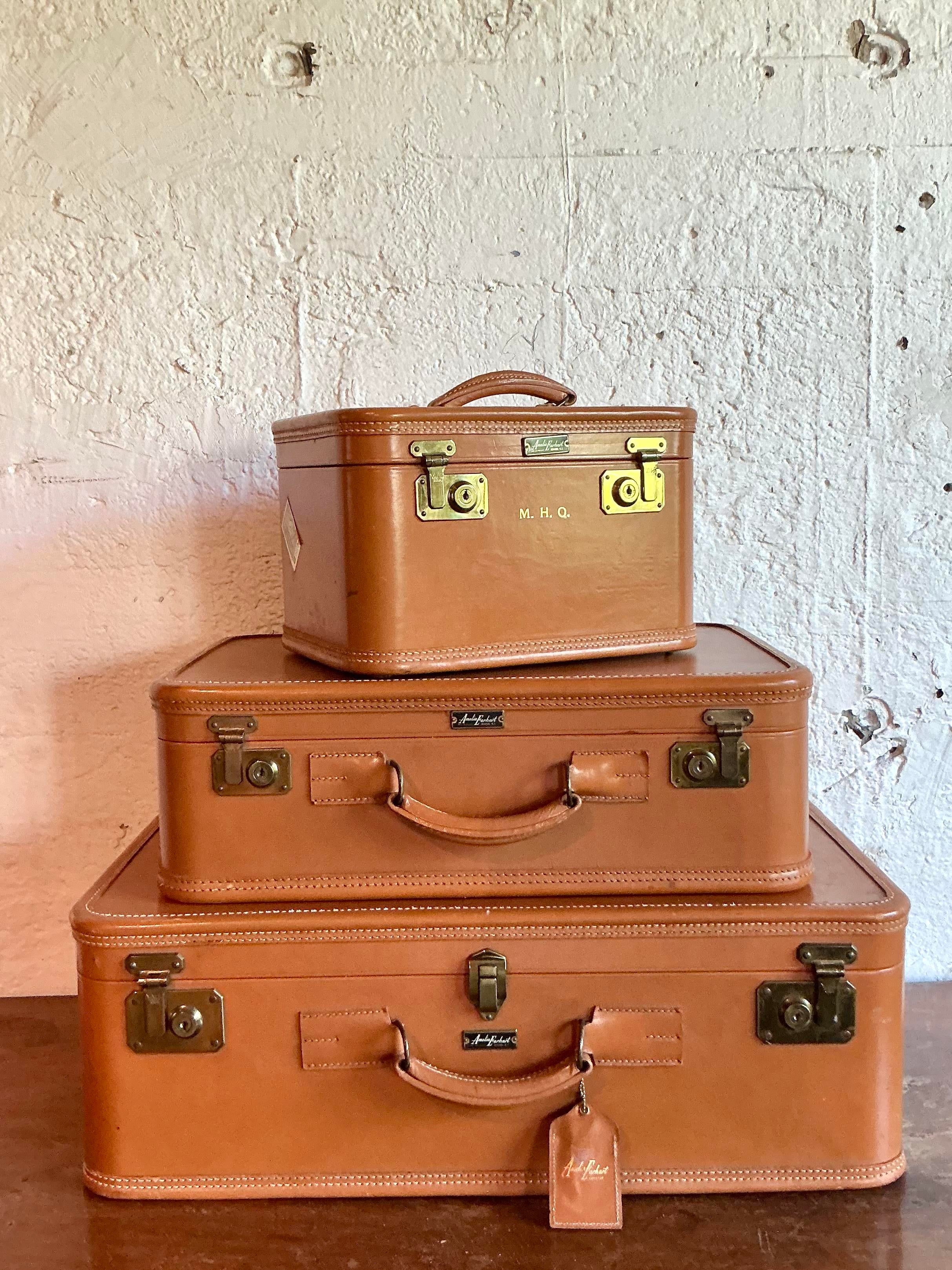 Vintage Boho Amelia Earhart Luggage Set Chairish
