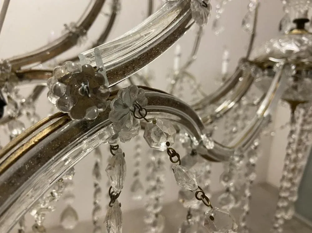 Vintage Crystal Chandelier 37 Lights