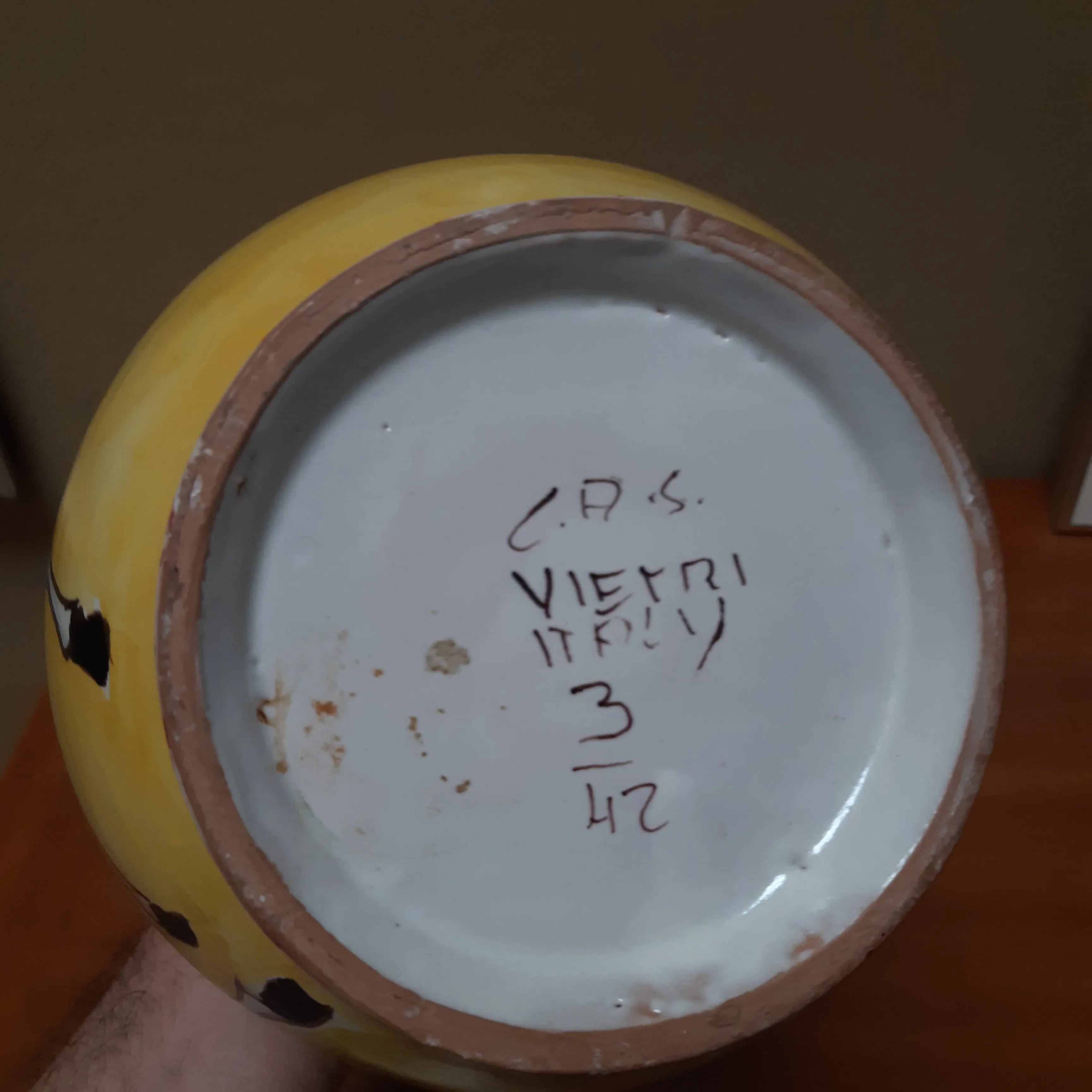1960s Vintage Itilian Pottery Vase