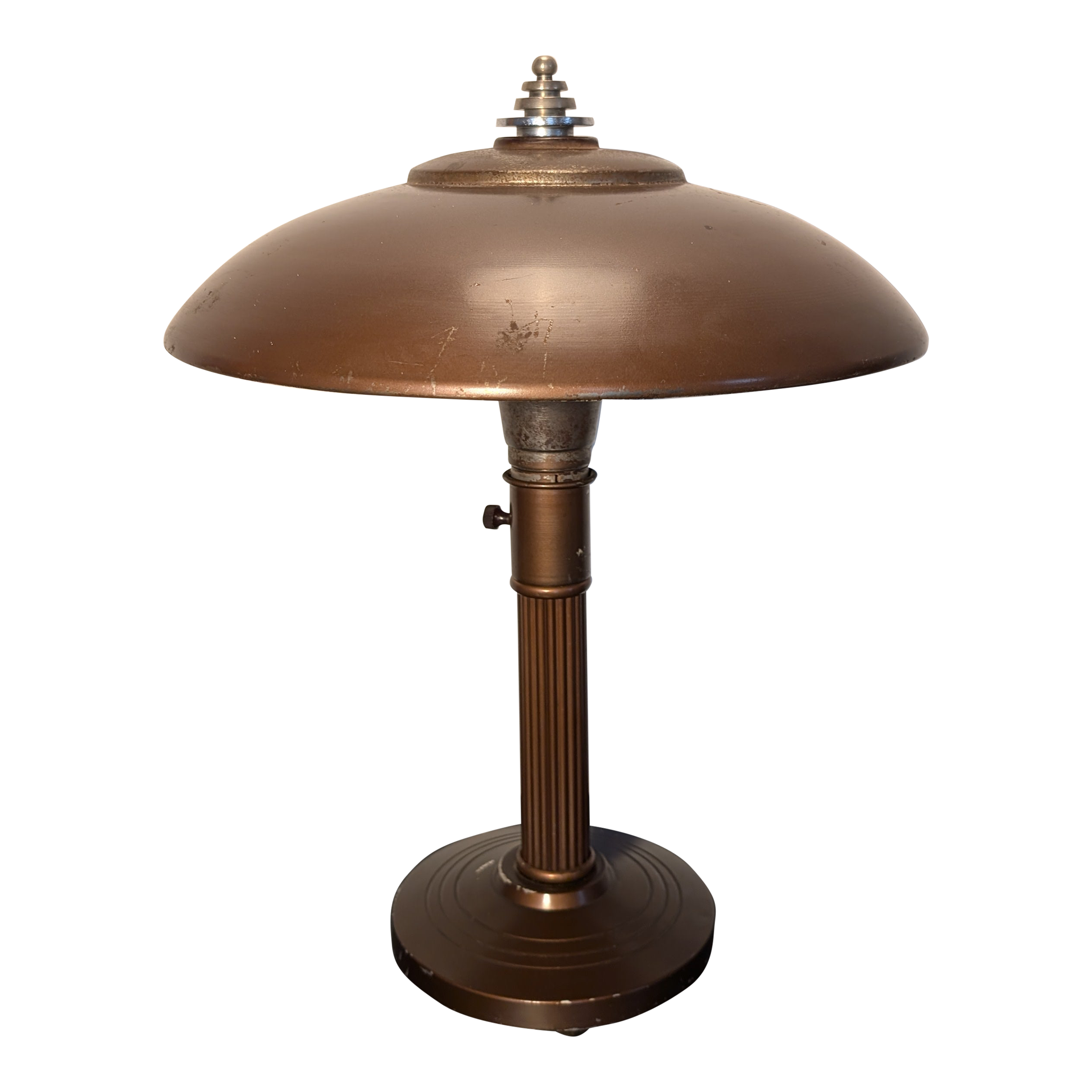 Mid 20th Century Flying Saucer Table Lamp | Chairish