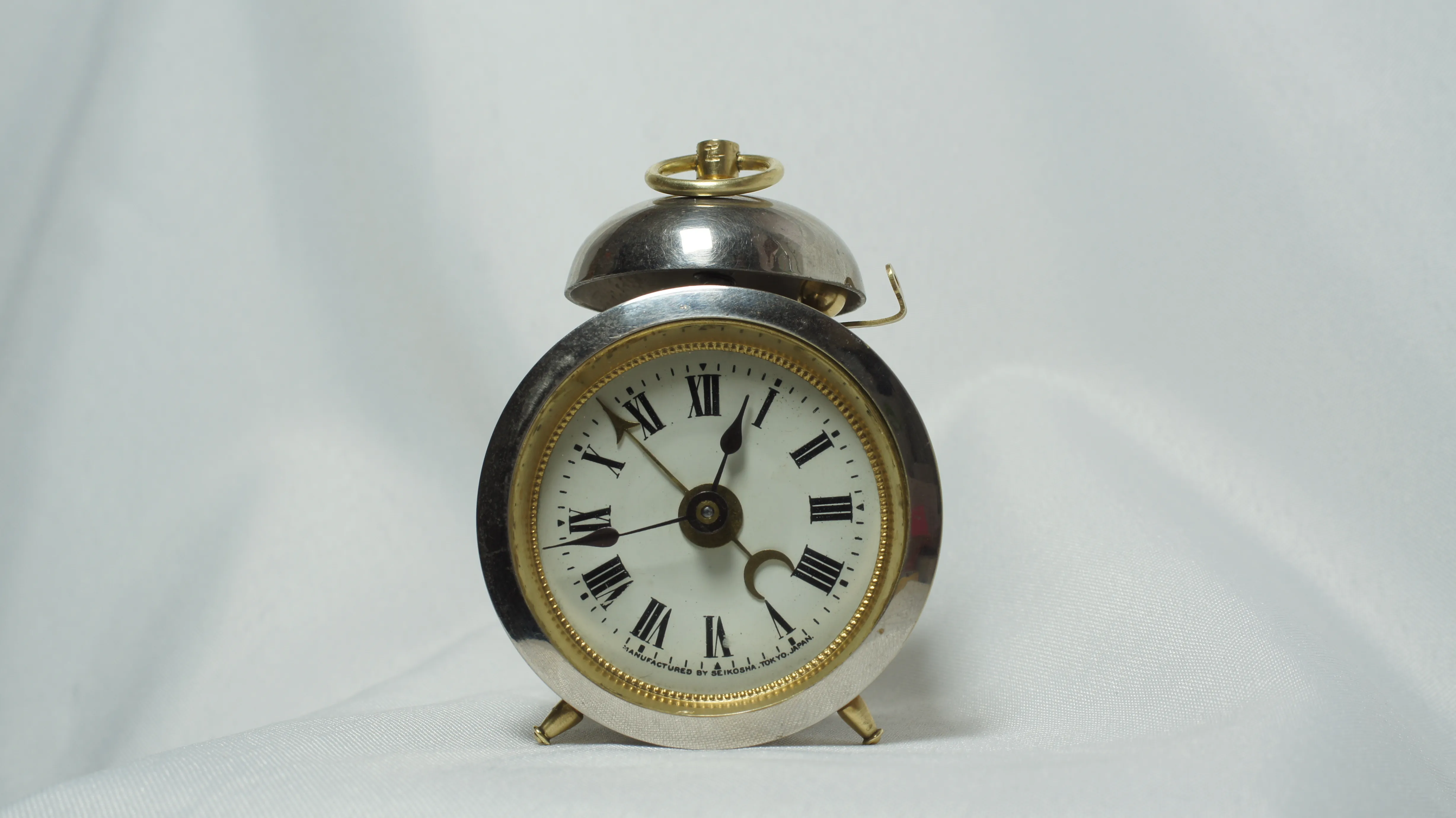 1899 Seikosha Japan's First Mechanical Wind-Up Alarm Clock | Chairish