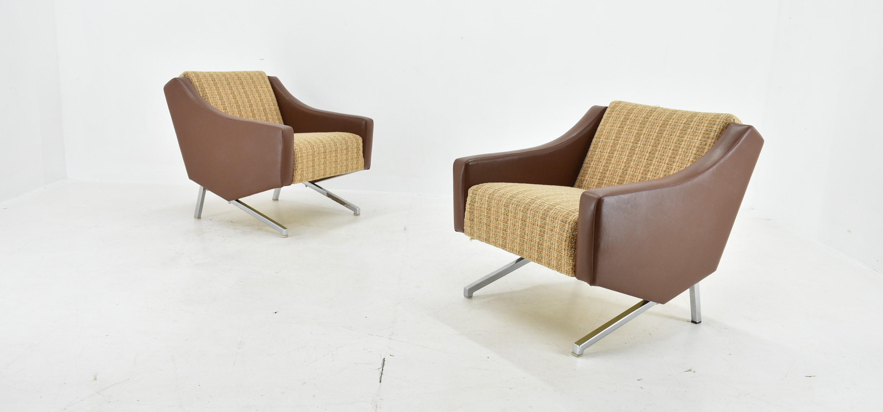 Set of Italian Armchairs, 1960s