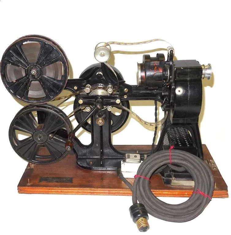 Pathé KOK (1912) proiettore parti originali rinnovate, guida