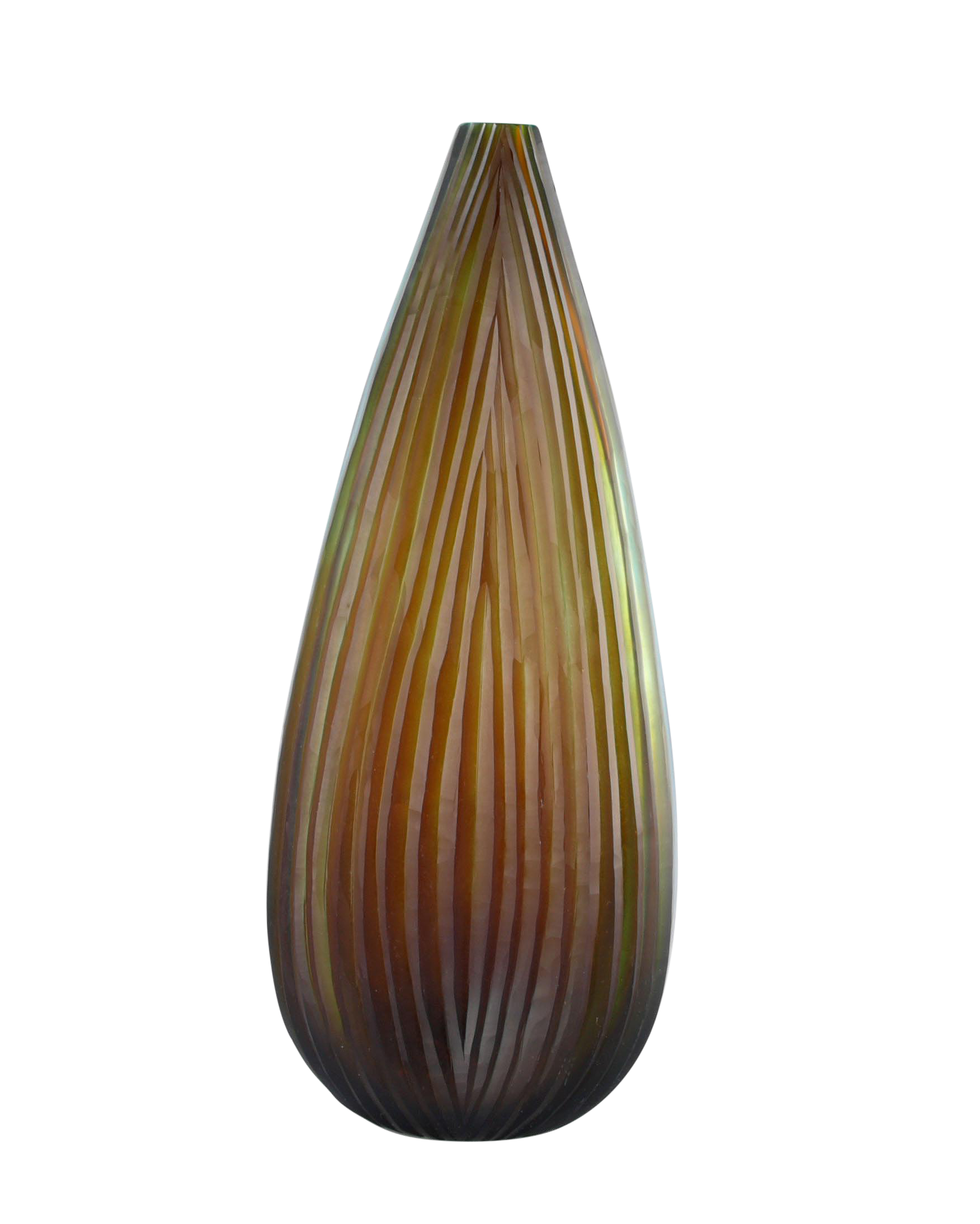 Oggetti Tall Striped Vase Signed Chairish