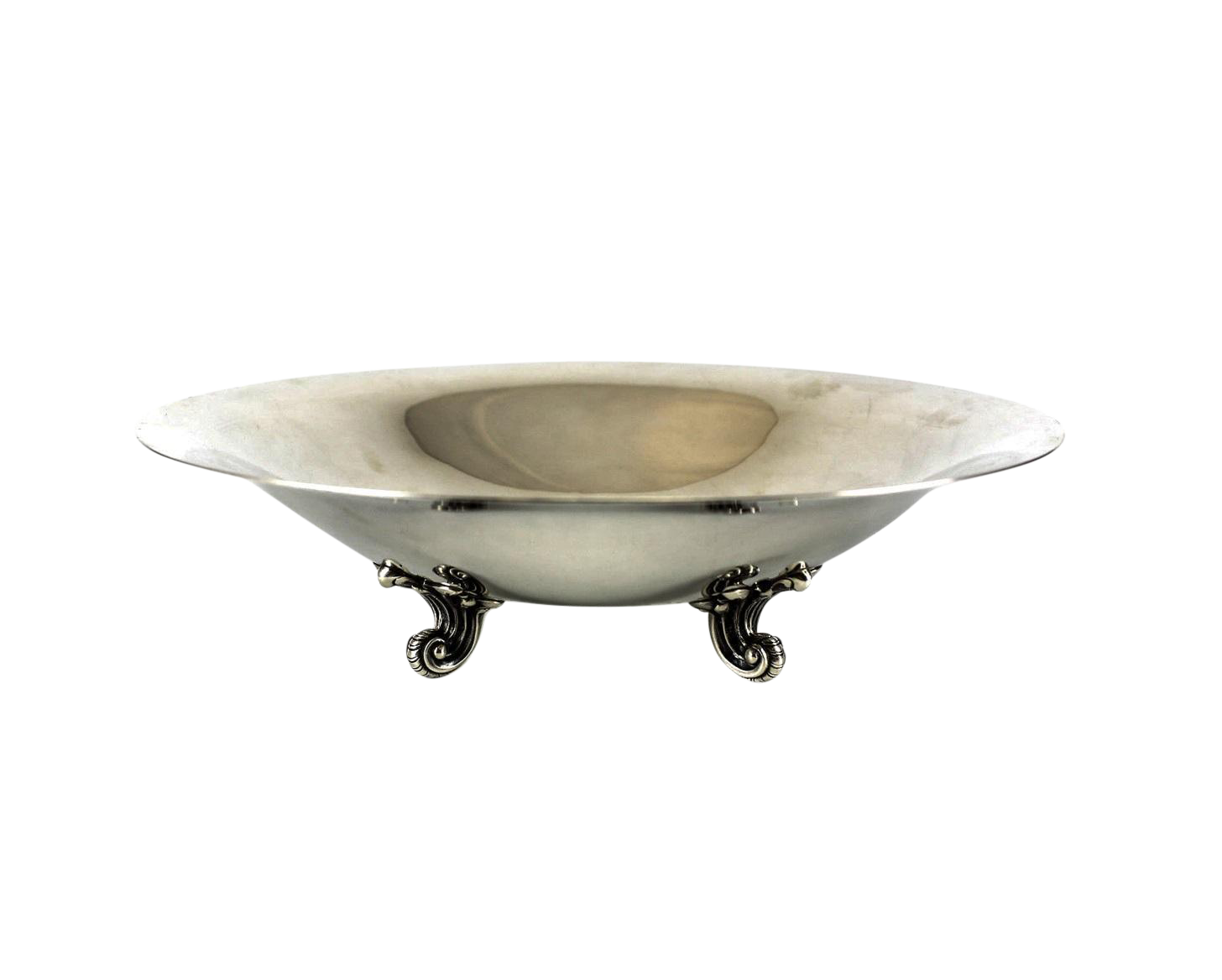 Gorham Sterling Silver Modernist Footed Centerpiece Fruit Bowl Chairish
