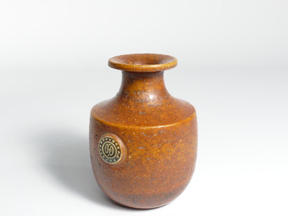 Desert Brown Sahara Vase by Sven Wejsfelt for Gustavsberg, Sweden, 1970s