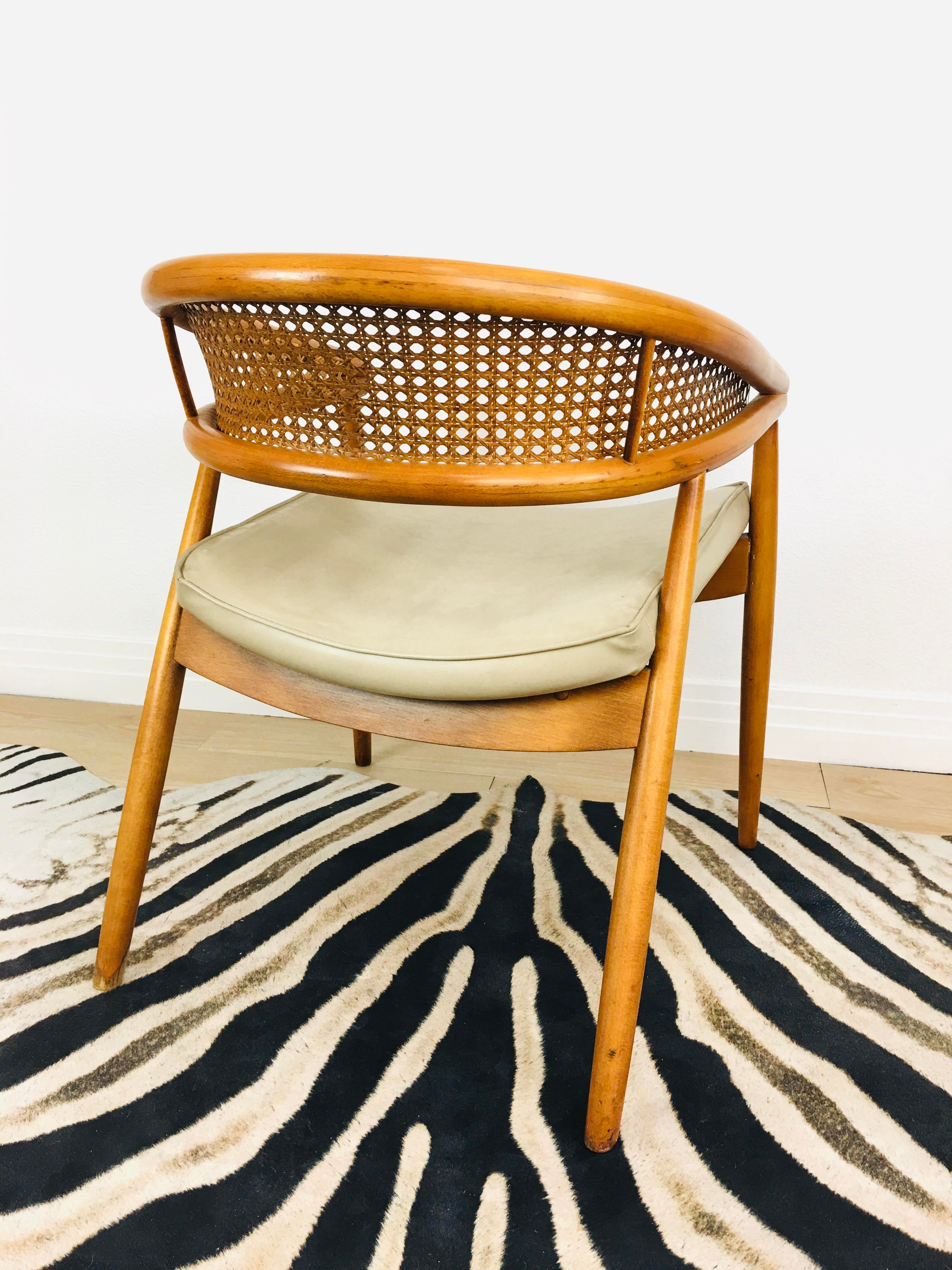 Cane back desk chair sale