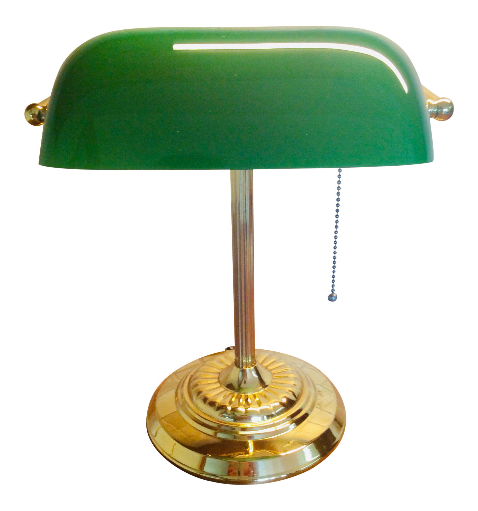 vintage bankers lamp