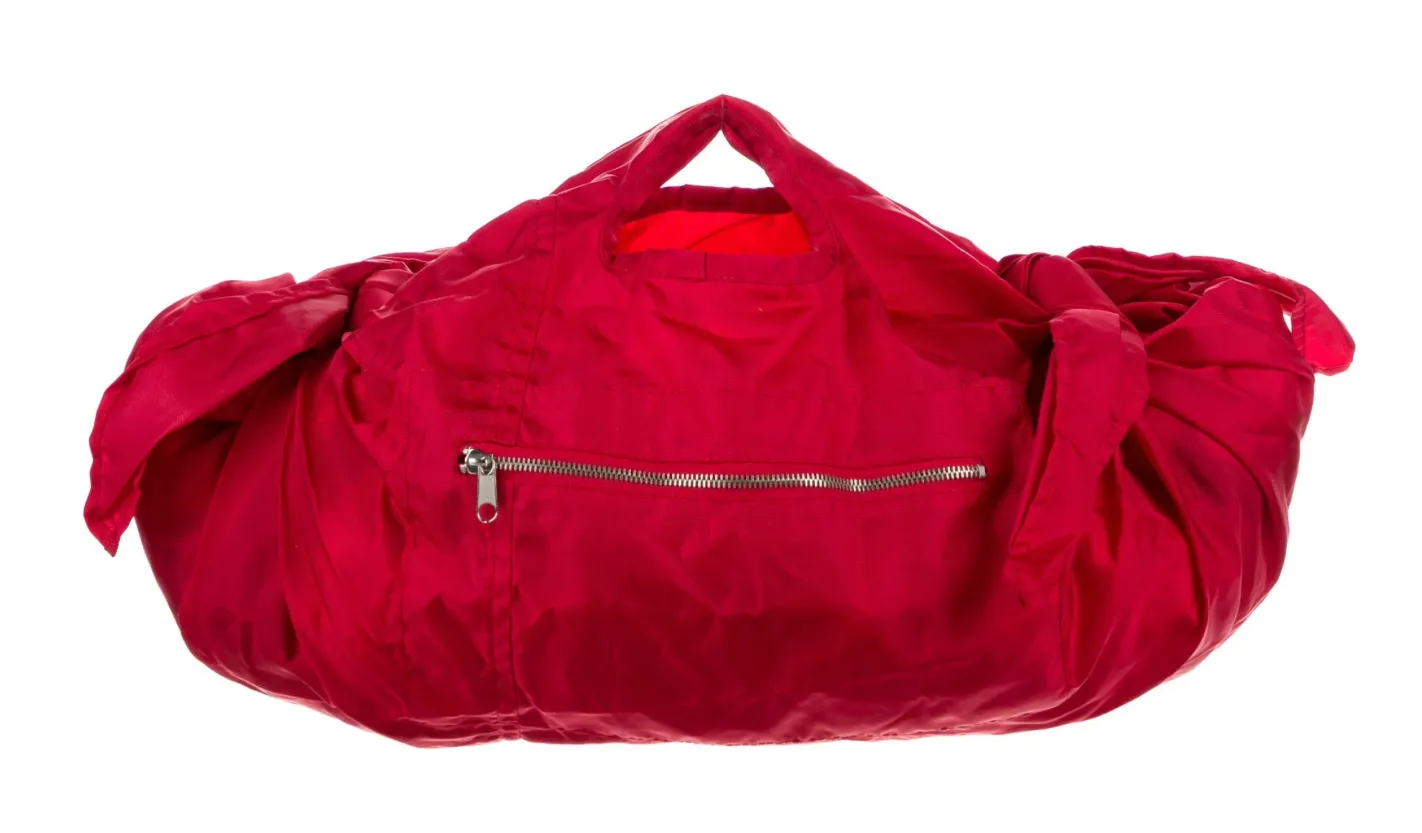 Comme des Garçons NYLONCANVAS BOSTON BAG Black Comme des Garcons lightweight nylon boston candy bag – Comme