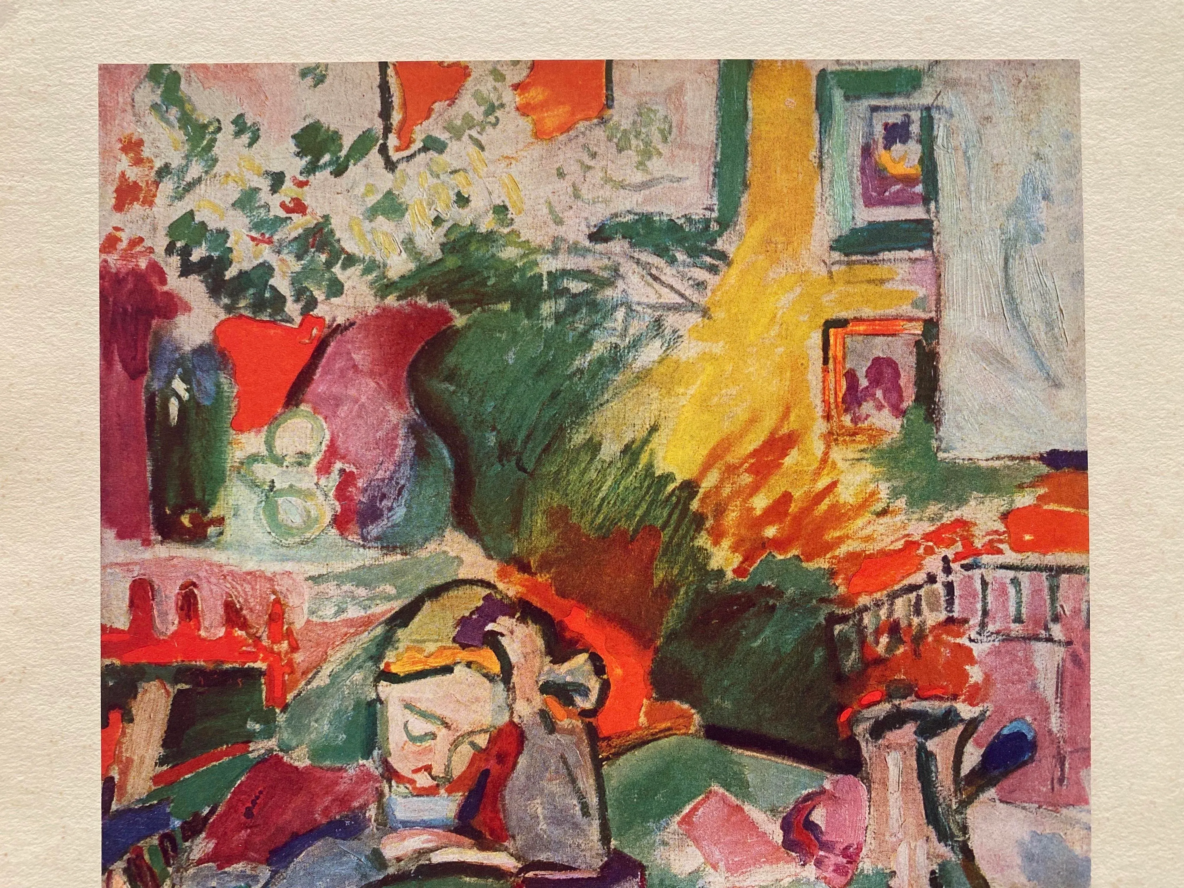 Henri Matisse、INTERIEUR ROUGE、希少高級画集画 Grand intérieur rouge – Henri Matisse – Tokyo Gallery by