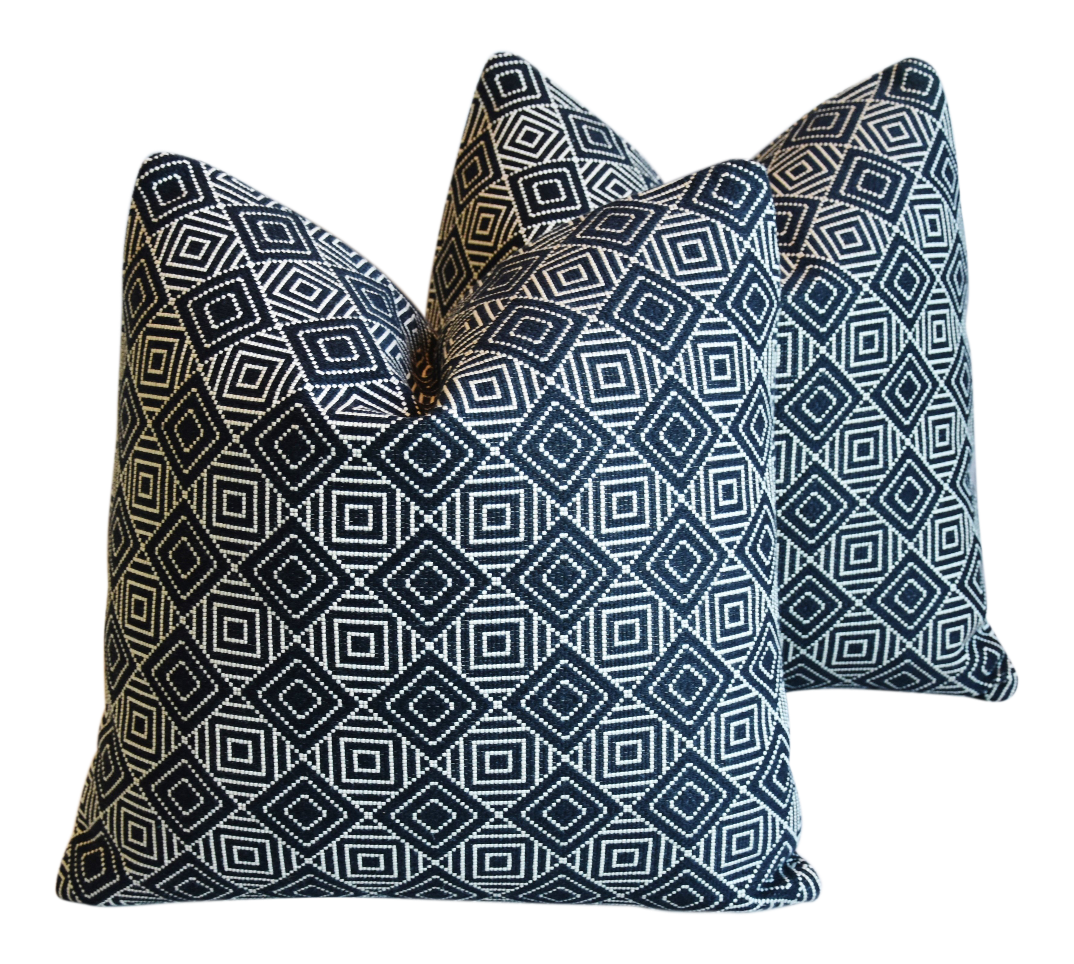 Midcentury Alexander Girard Abstract Feather Down Pillows 20