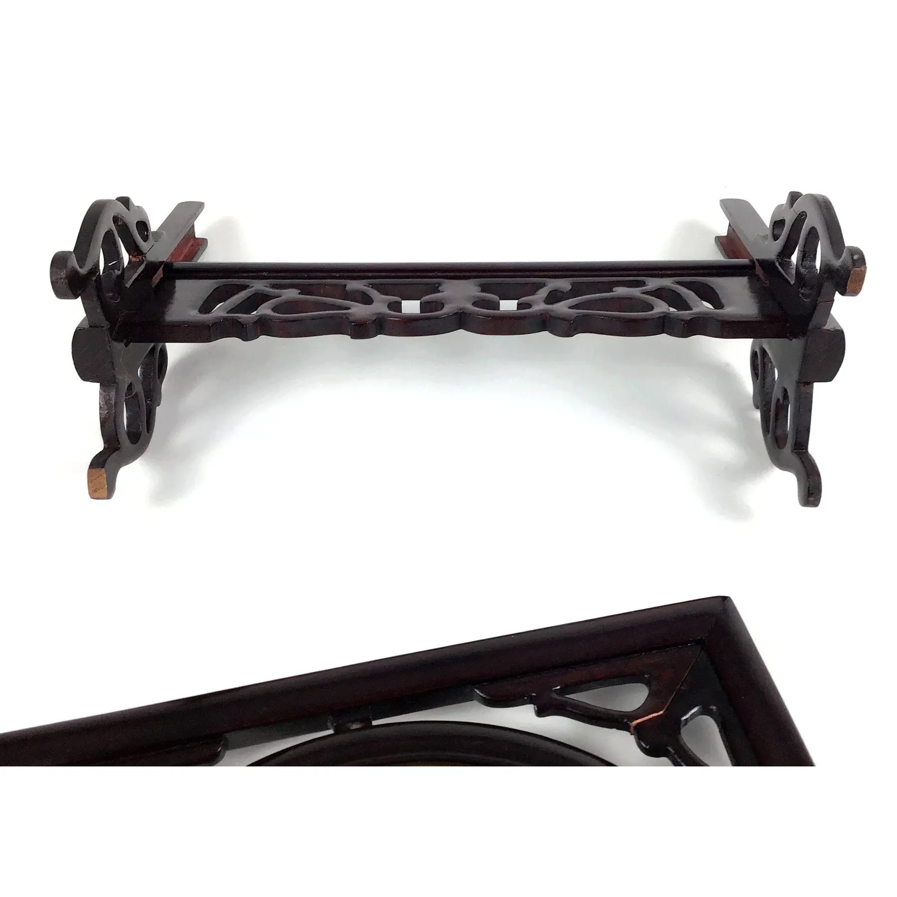 Artisan Vintage Rosewood Butterfly Double Display