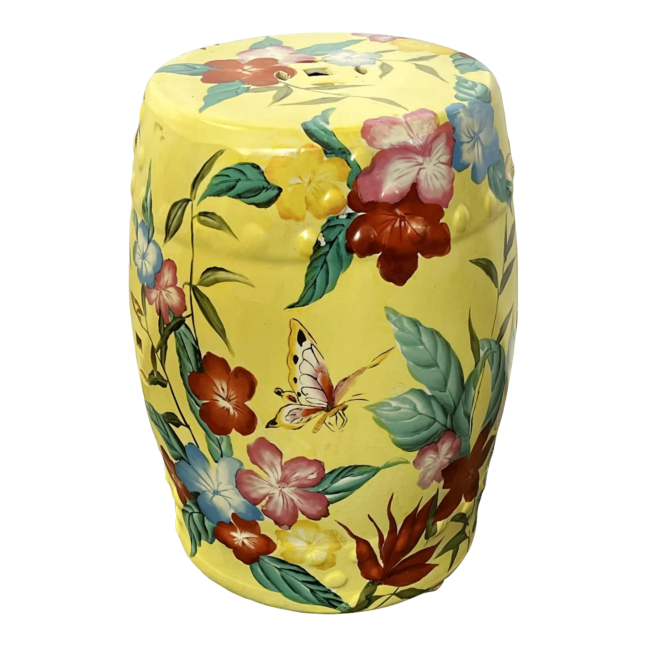 Janke floral garden stool online