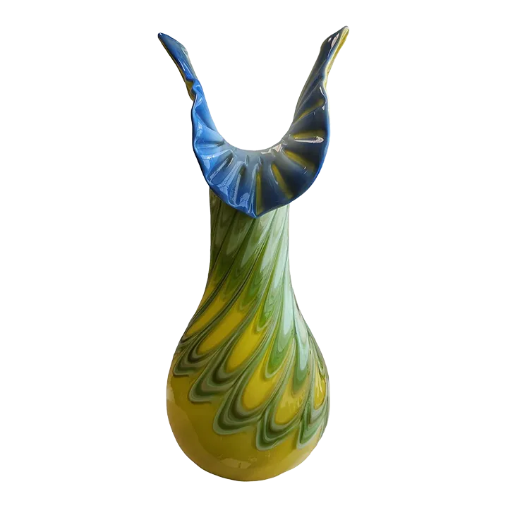 60's Vintage アートガラス Vase by BERANEK,JAN Antique Japanese Meiji Era (c1880) Cloisonné Vase Happiness