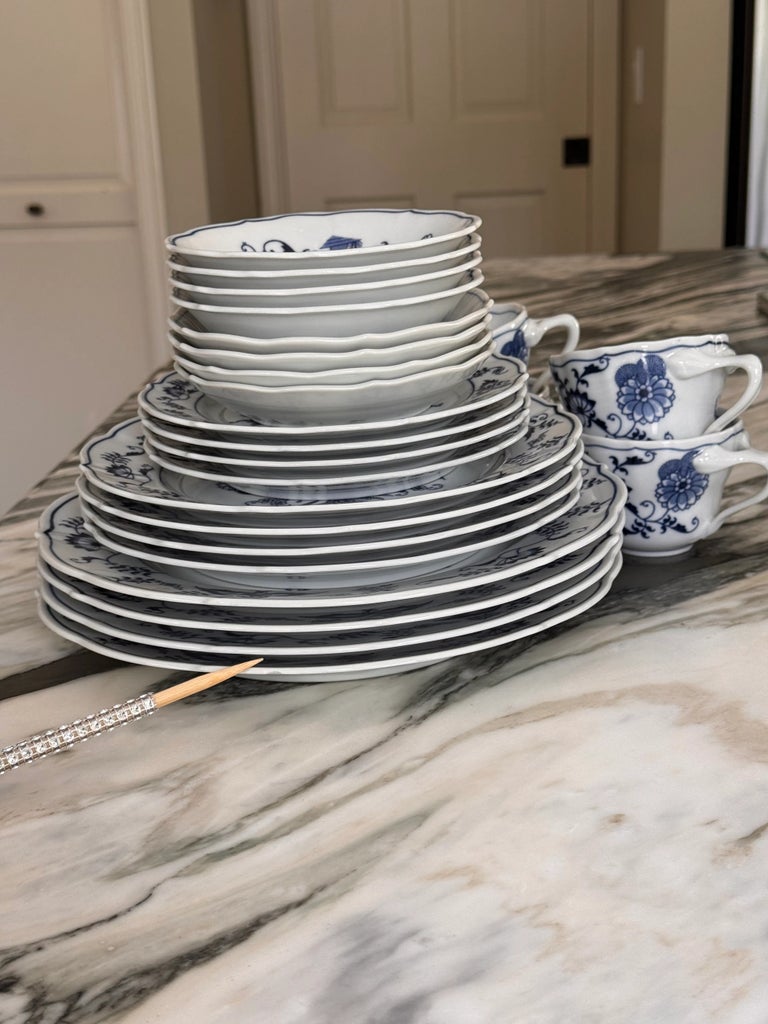 Blue Danube 6 Piece Place Setting - Multiple Available | Chairish
