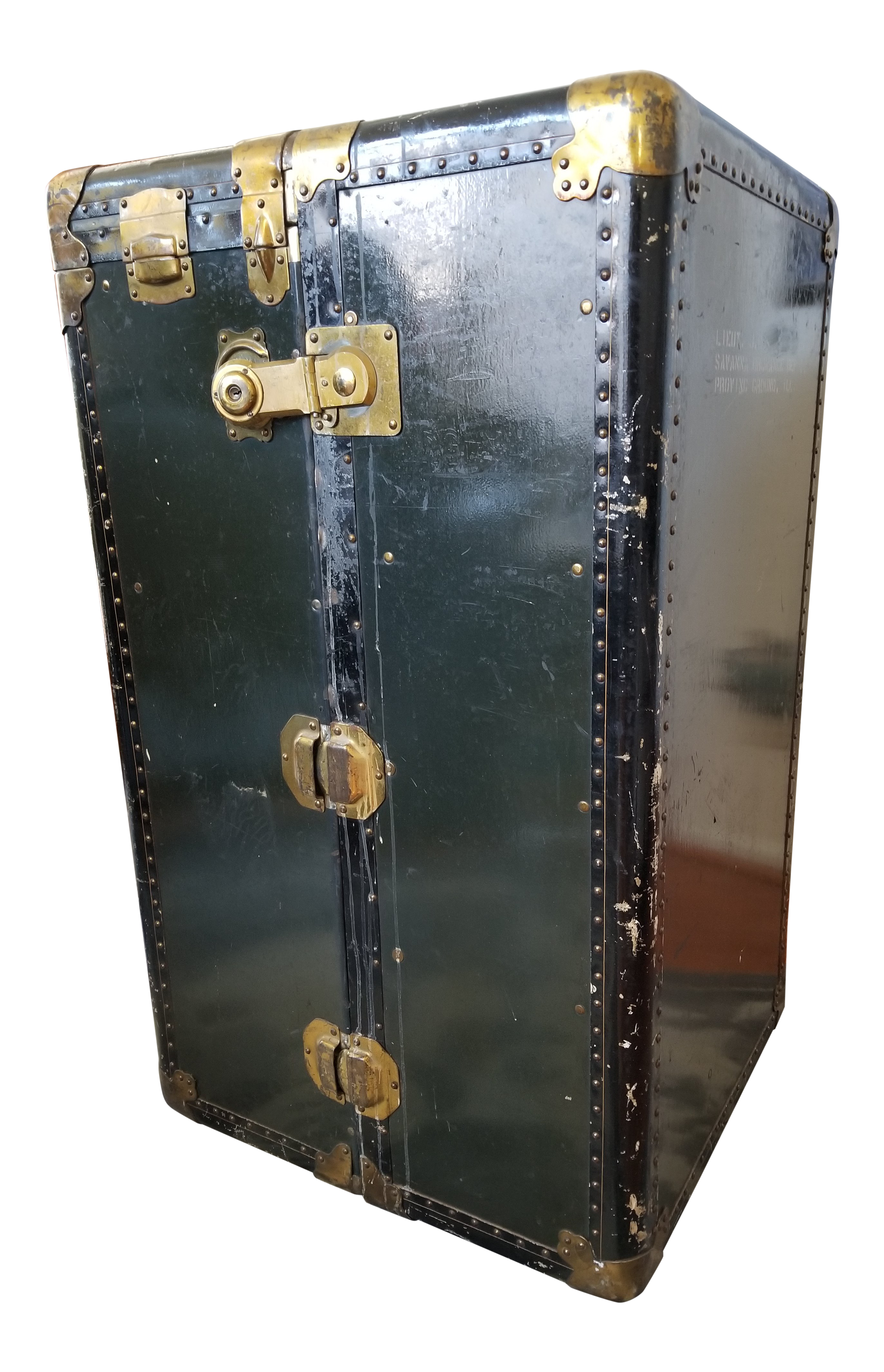 Antique Vintage Hartmann Steamer Military Travelers Trunk Chairish