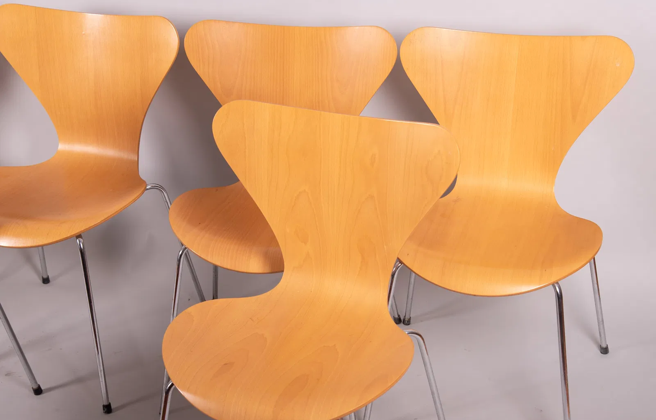 Mid 20th Century Arne Jacobsen for Fritz Hansen Series - Set of
