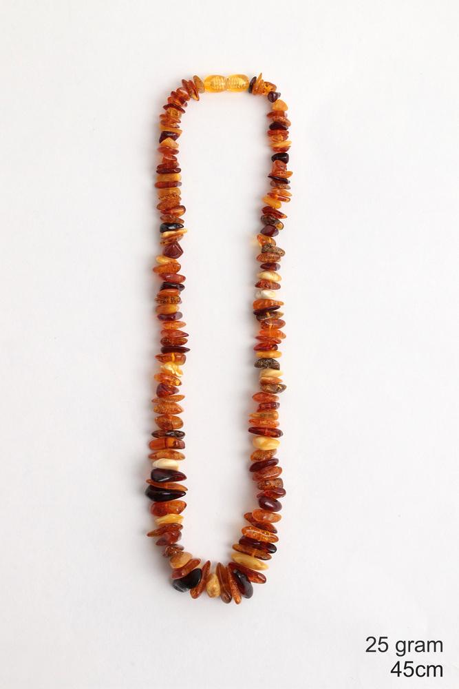 Vintage Three Amber Necklaces, 1960s, Set of 3