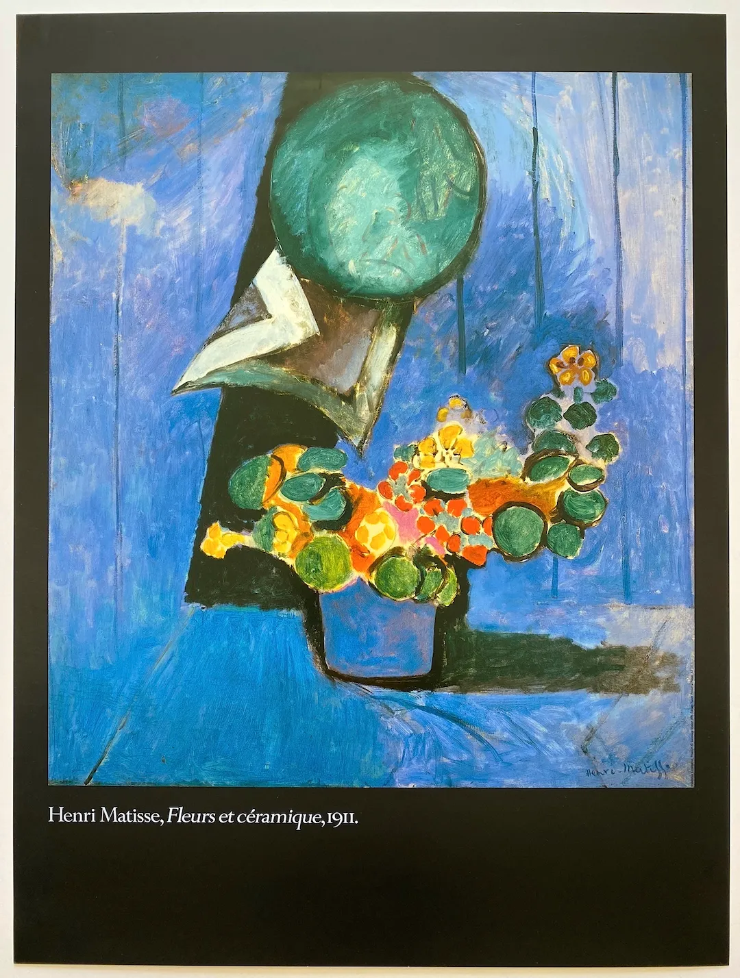 Henri Matisse Vintage 1990 Lithograph Print Modernist French