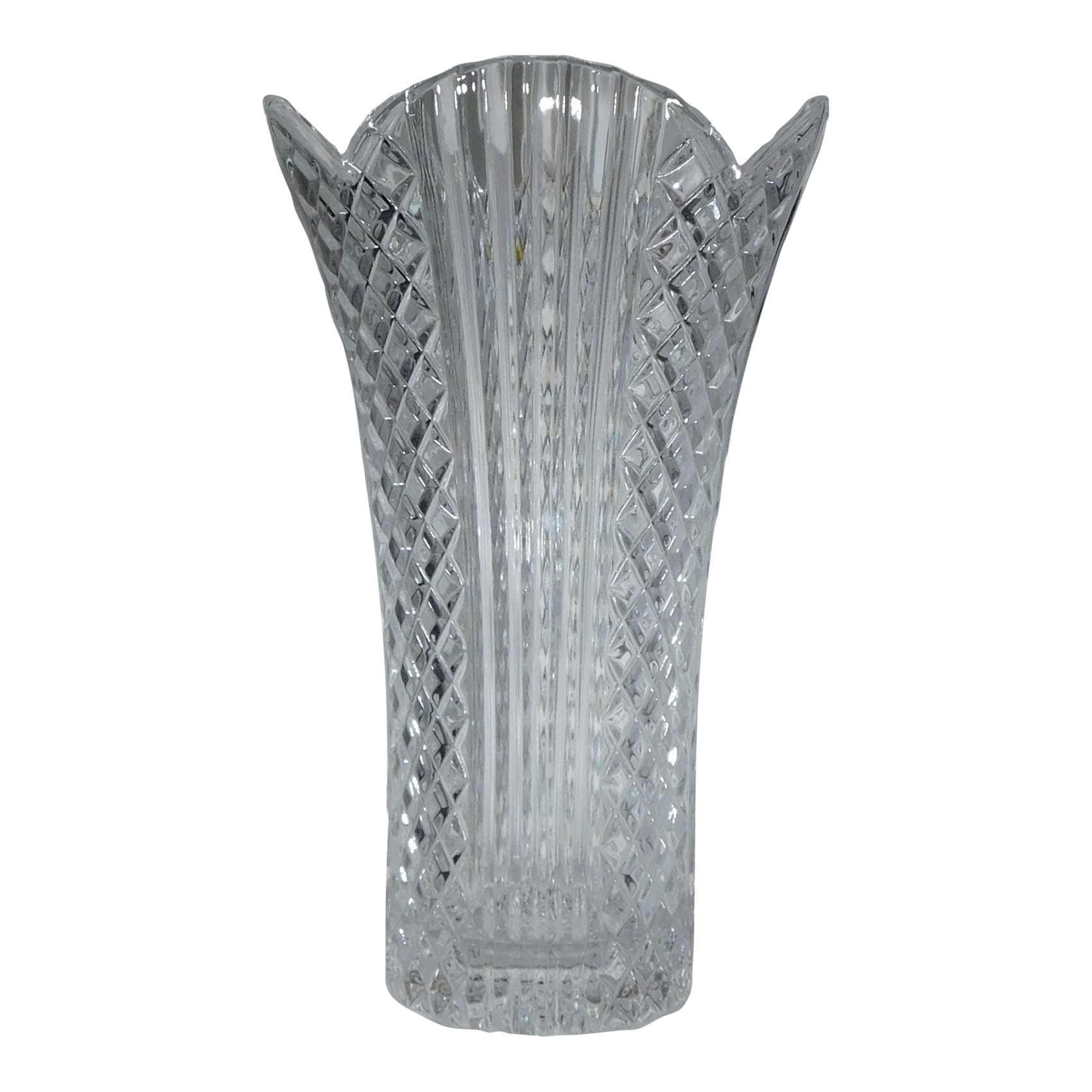 1940s Royal Gallery Crystal Vase in Shelby 21930 Chairish
