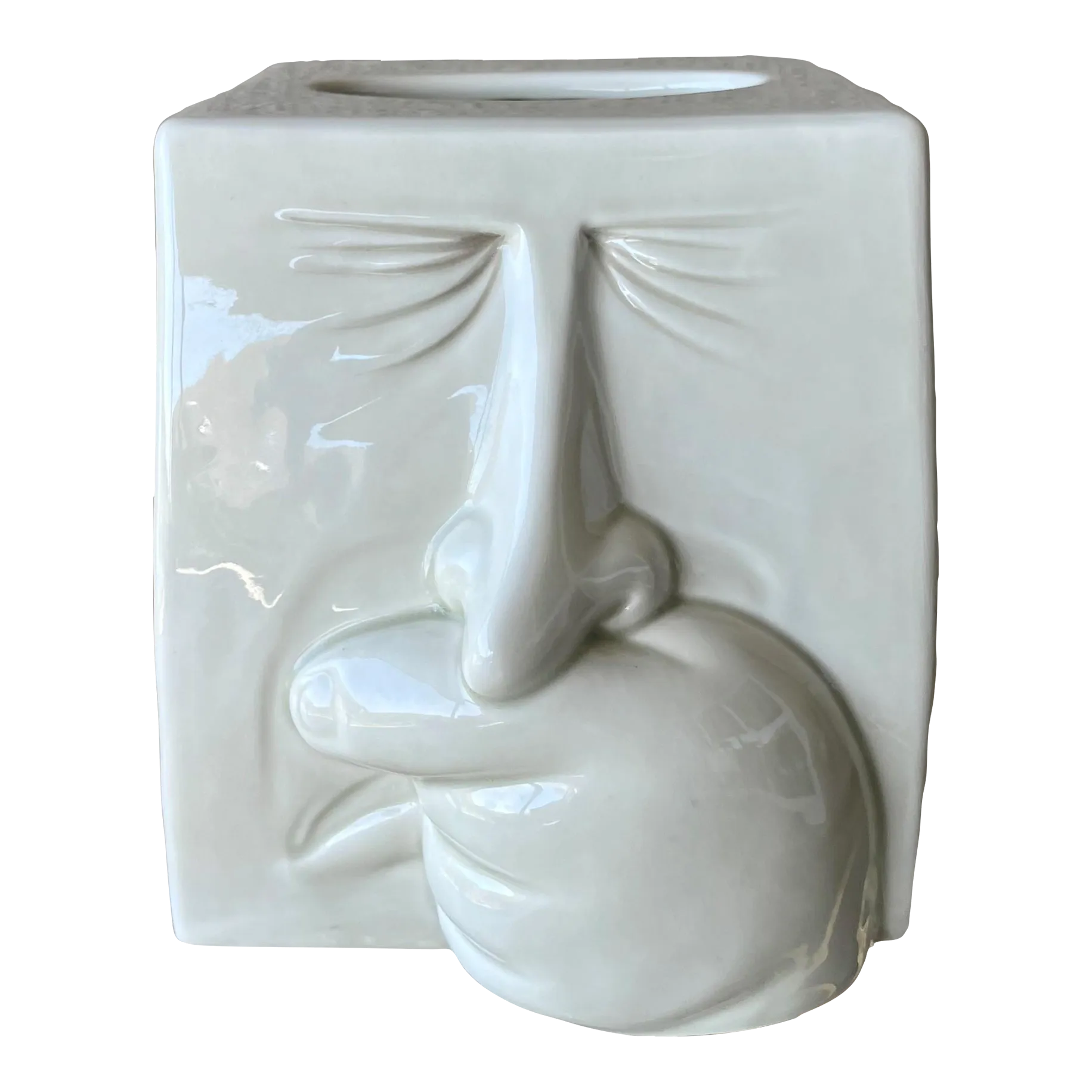 Circa 1980 Fitz & Floyd Highly Glazed Earthenware Sneezing