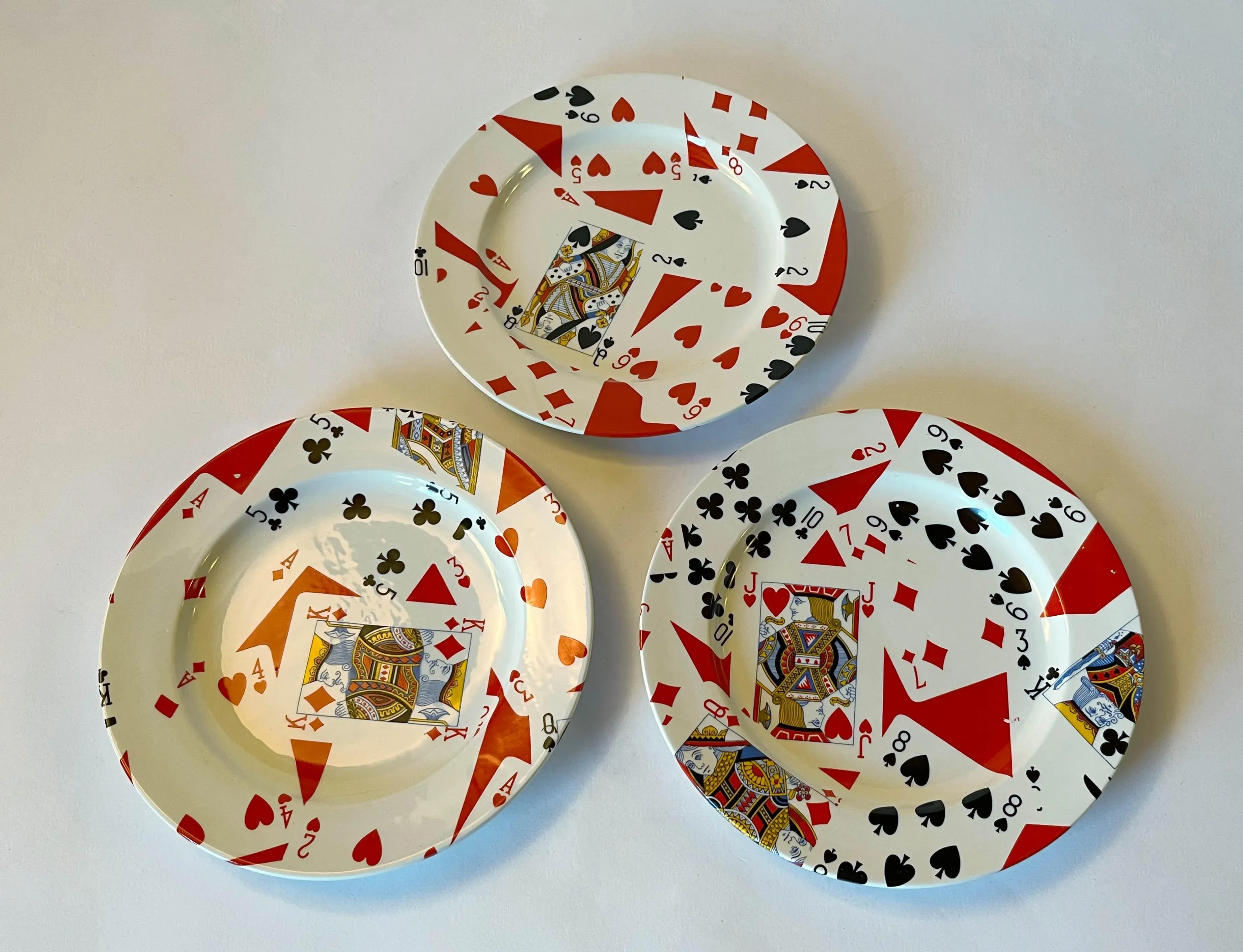 Gucci Set of 3 Card Plates | Chairish