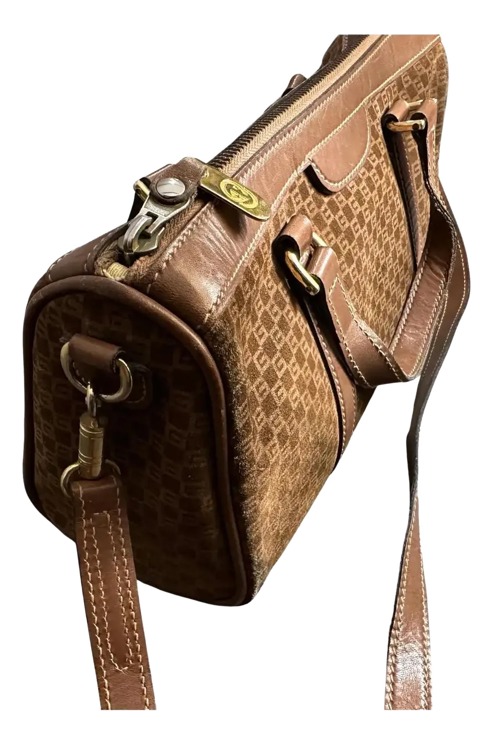 1980s Brown Leather Shoulder Bag by Gucci | Chairish