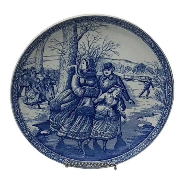 Vintage Spode Blue Room 1996 Christmas Plate Number 2 